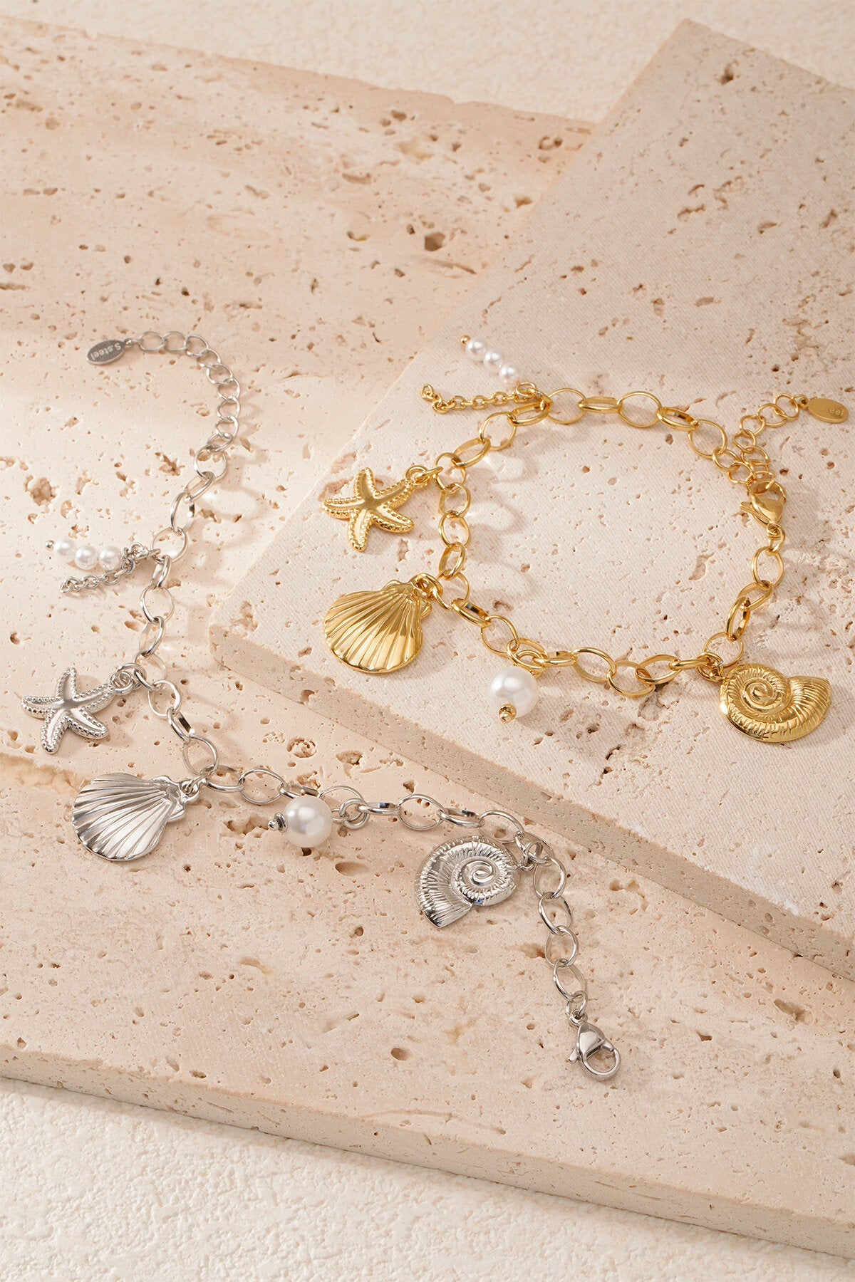 Elegant Oceanic Charm Bracelet for Spring/Summer