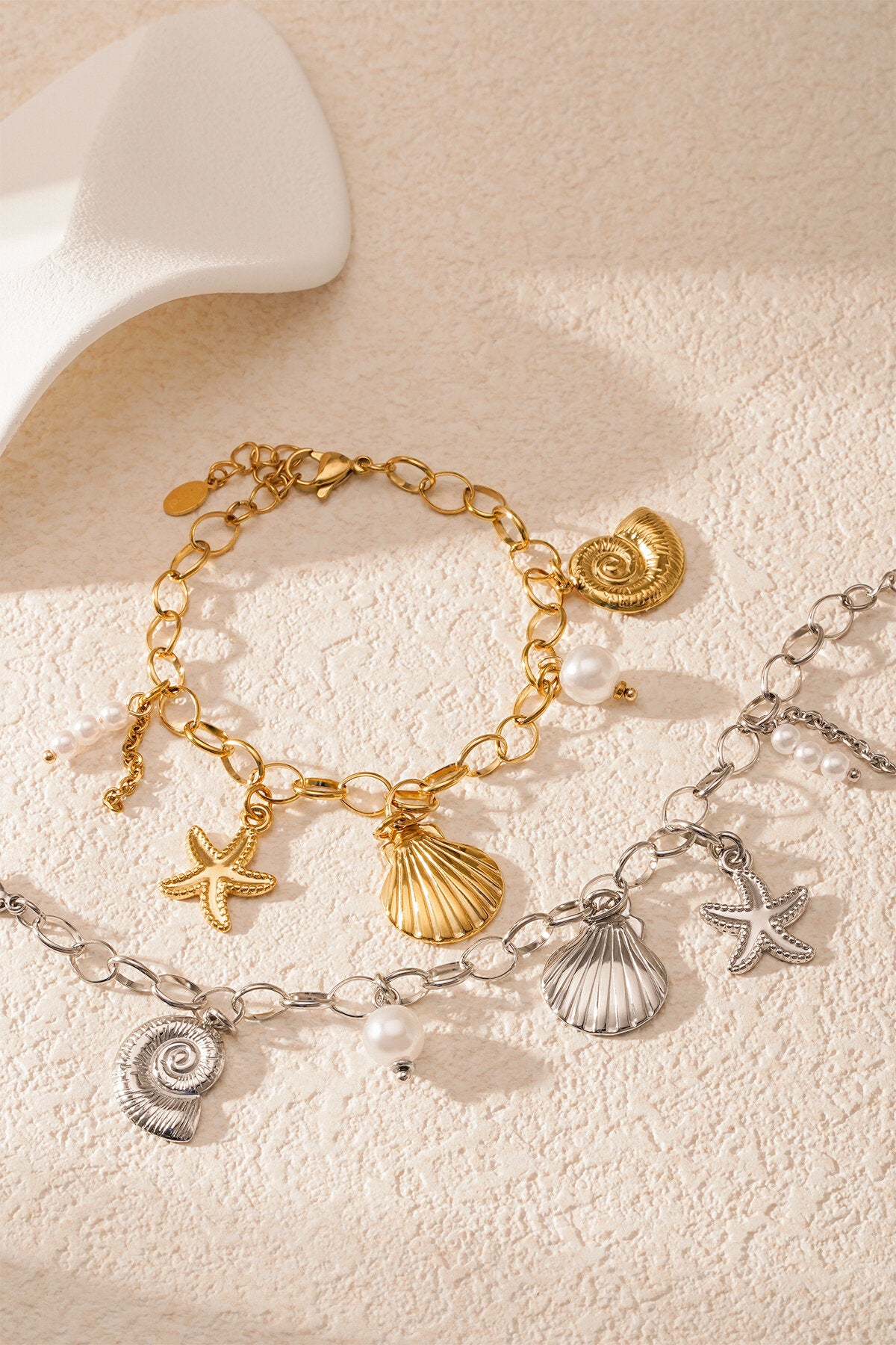 Elegant Oceanic Charm Bracelet for Spring/Summer