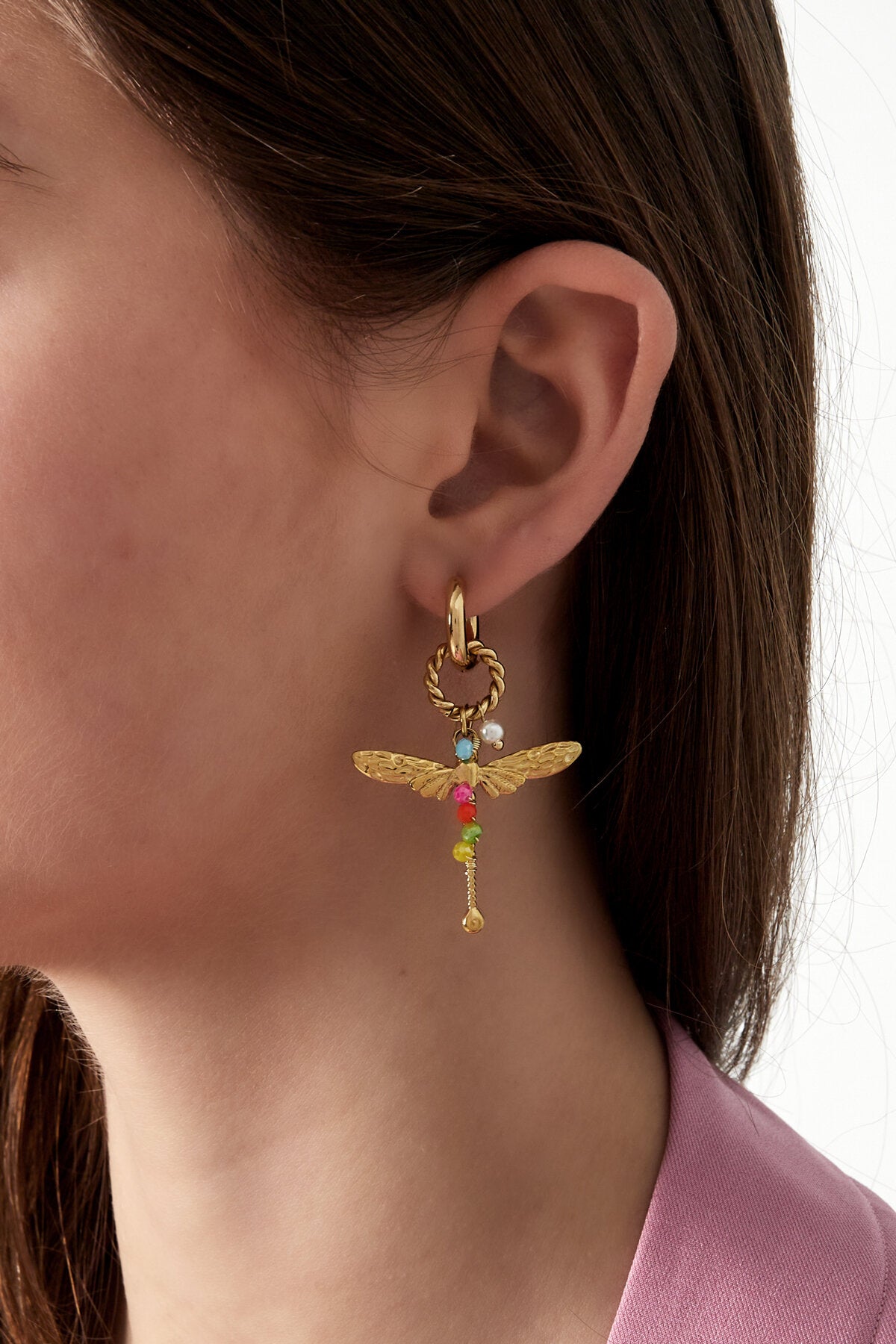 Elegant Gold-Toned Drop Earrings for a Timeless Look