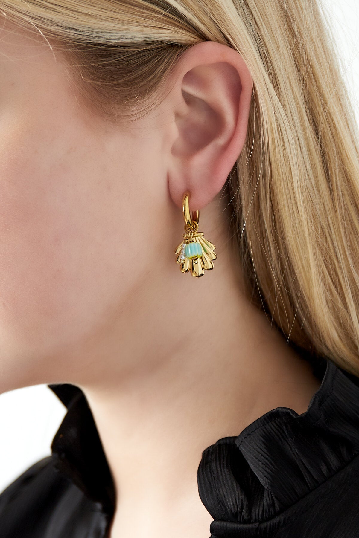 Elegant 14K Gold Plated Drop Earrings for Women