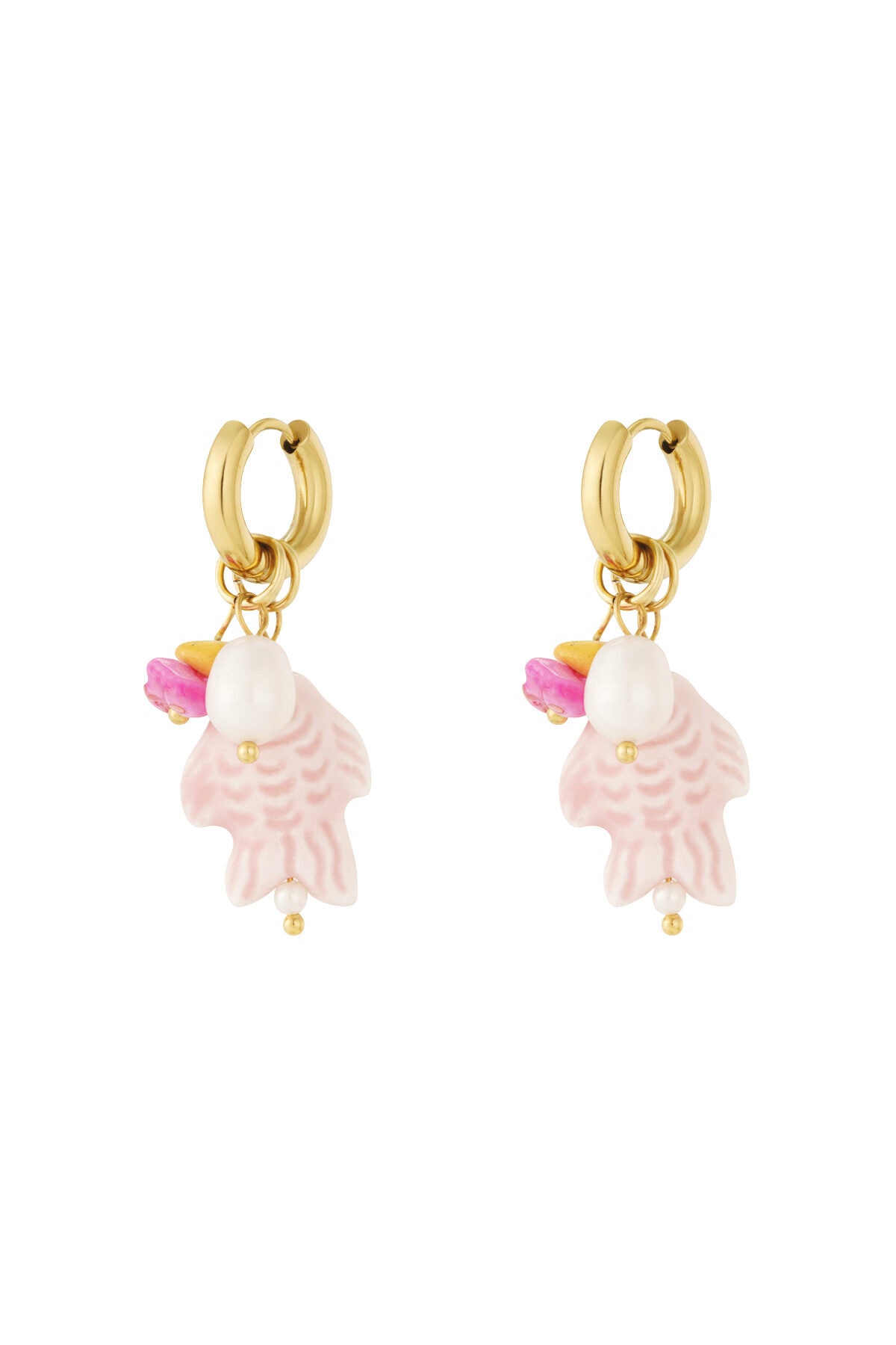 Stylish Stainless Steel Drop Earrings for Spring/Summer