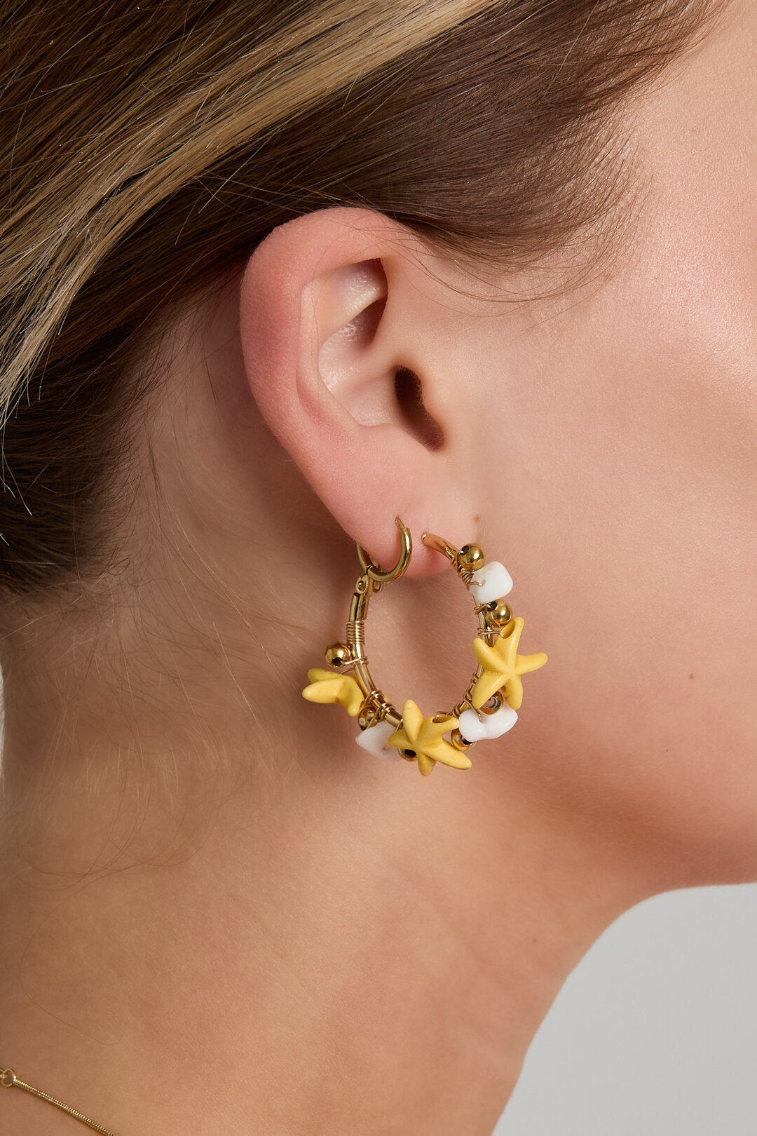 Chic Starfish Hoop Earrings for Summer Beach Vibes