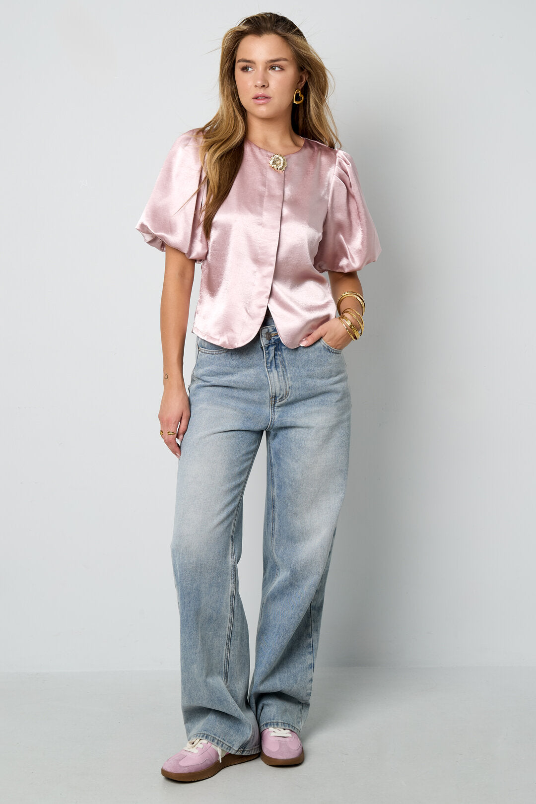 Elegant Spring/Summer Woven Top in Multiple Colors
