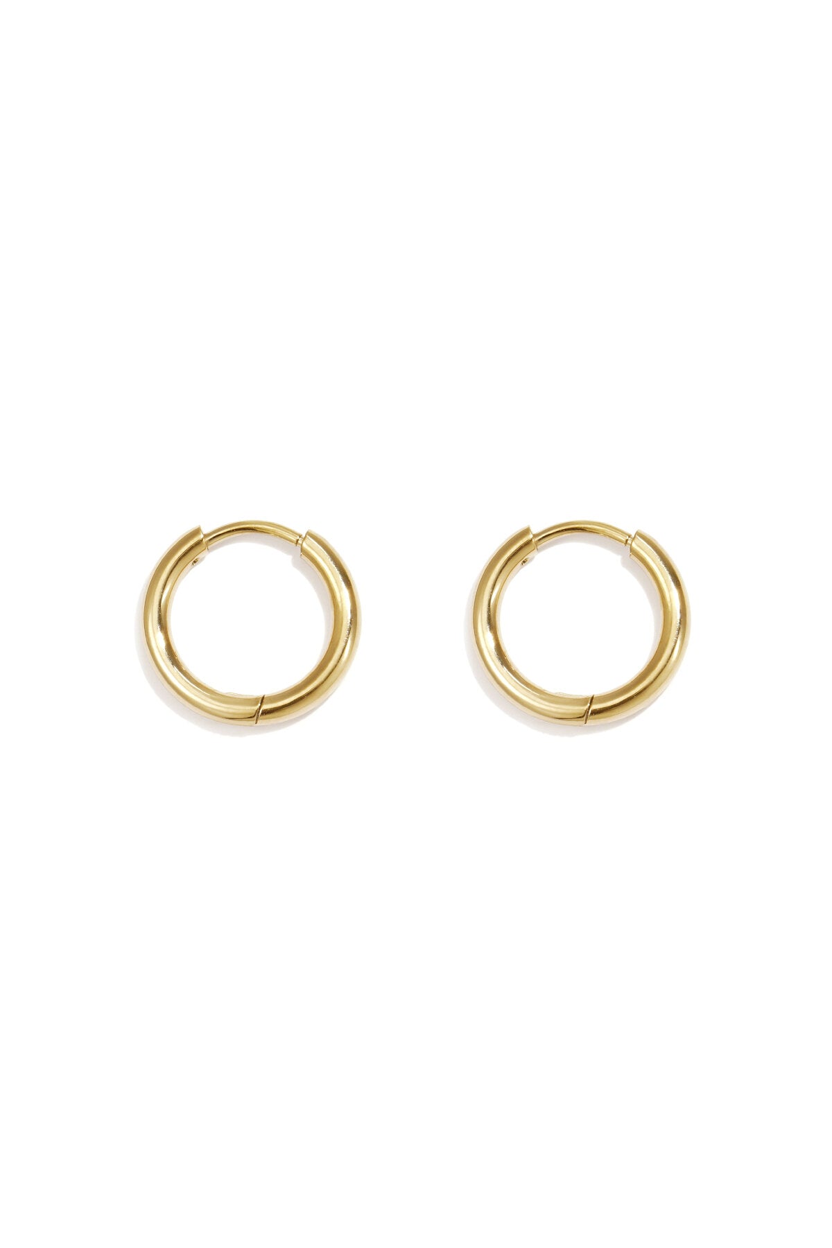 Stylish Stainless Steel Hoop Earrings for Everyday Wear