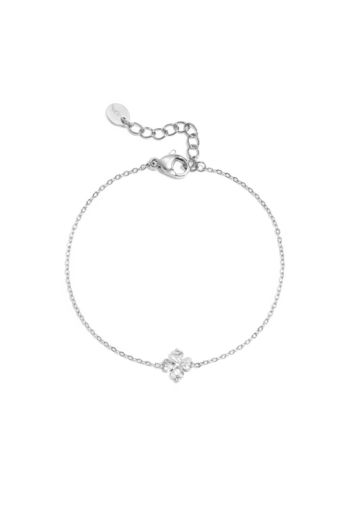 Elegant Stainless Steel Charm Bracelet for Women