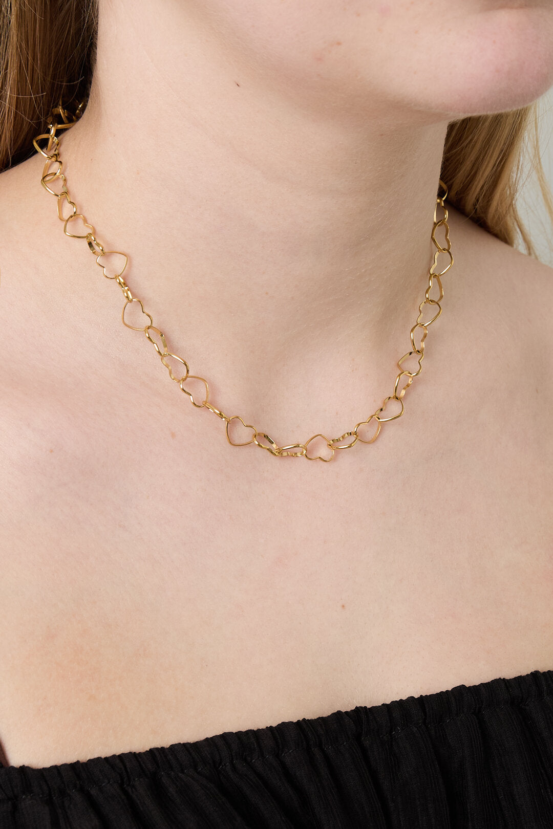 Elegant 304S Steel Chain Necklace for Daily Wear