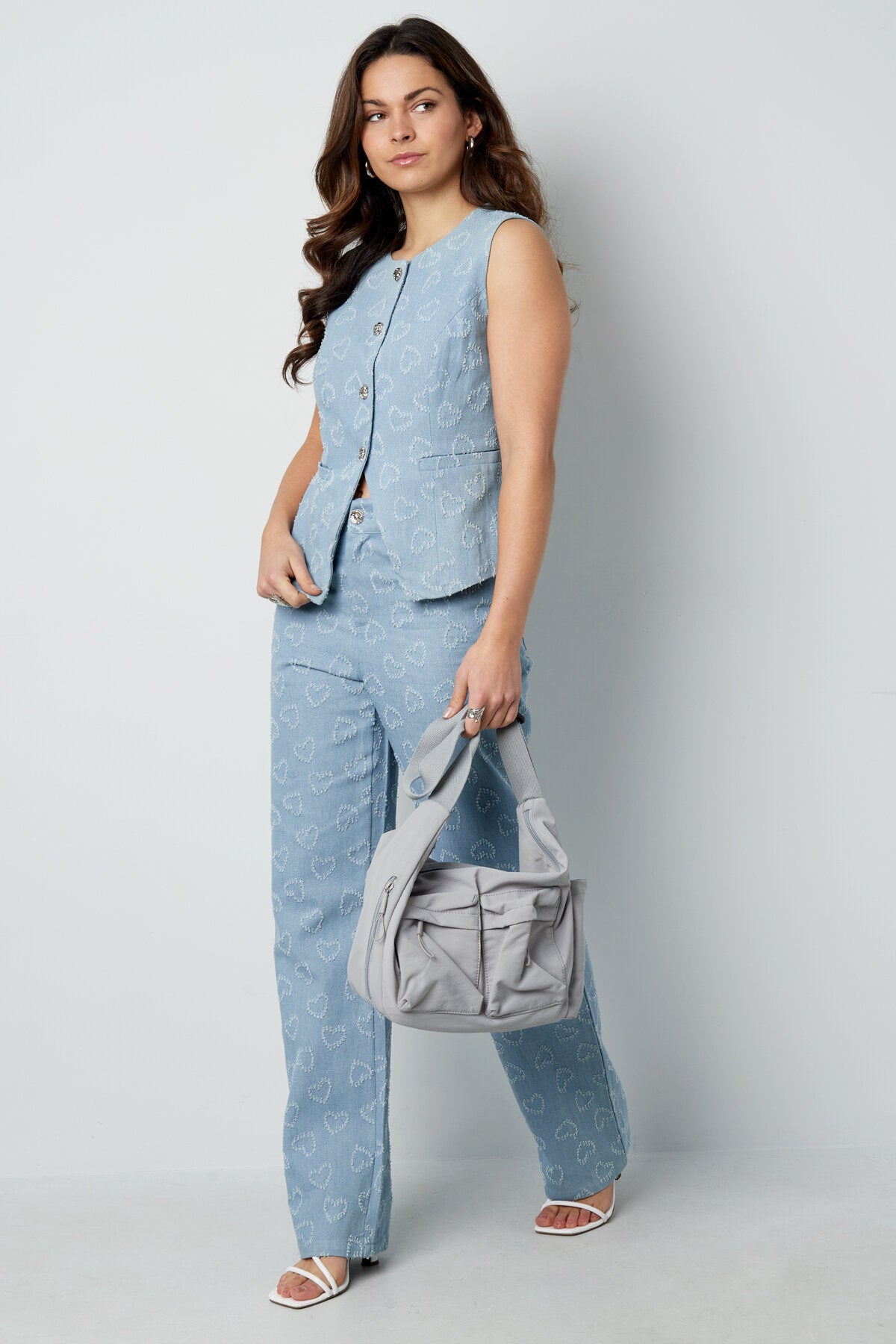 Chic Yehwang Polyester Shopper Bags in Trendy Colors