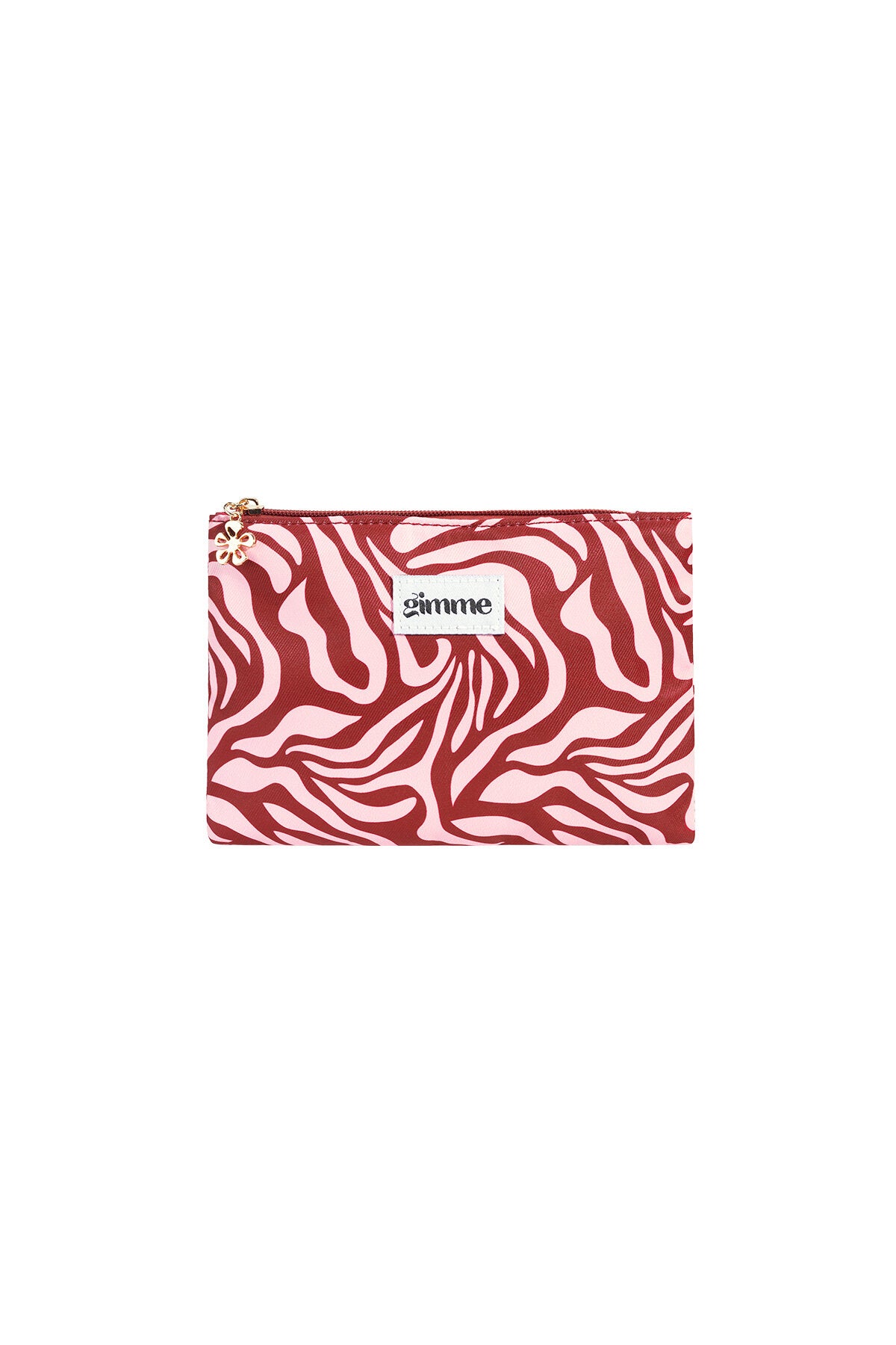 Chic Polyester Makeup Bags for Women - Pink & Wine Red