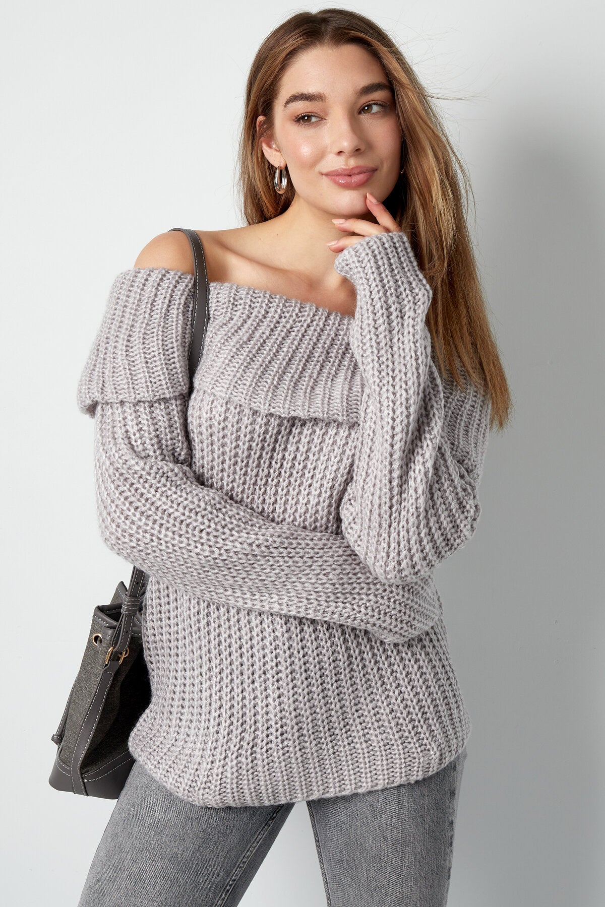 Gimme Recycled Polyester Blend Knit Sweater
