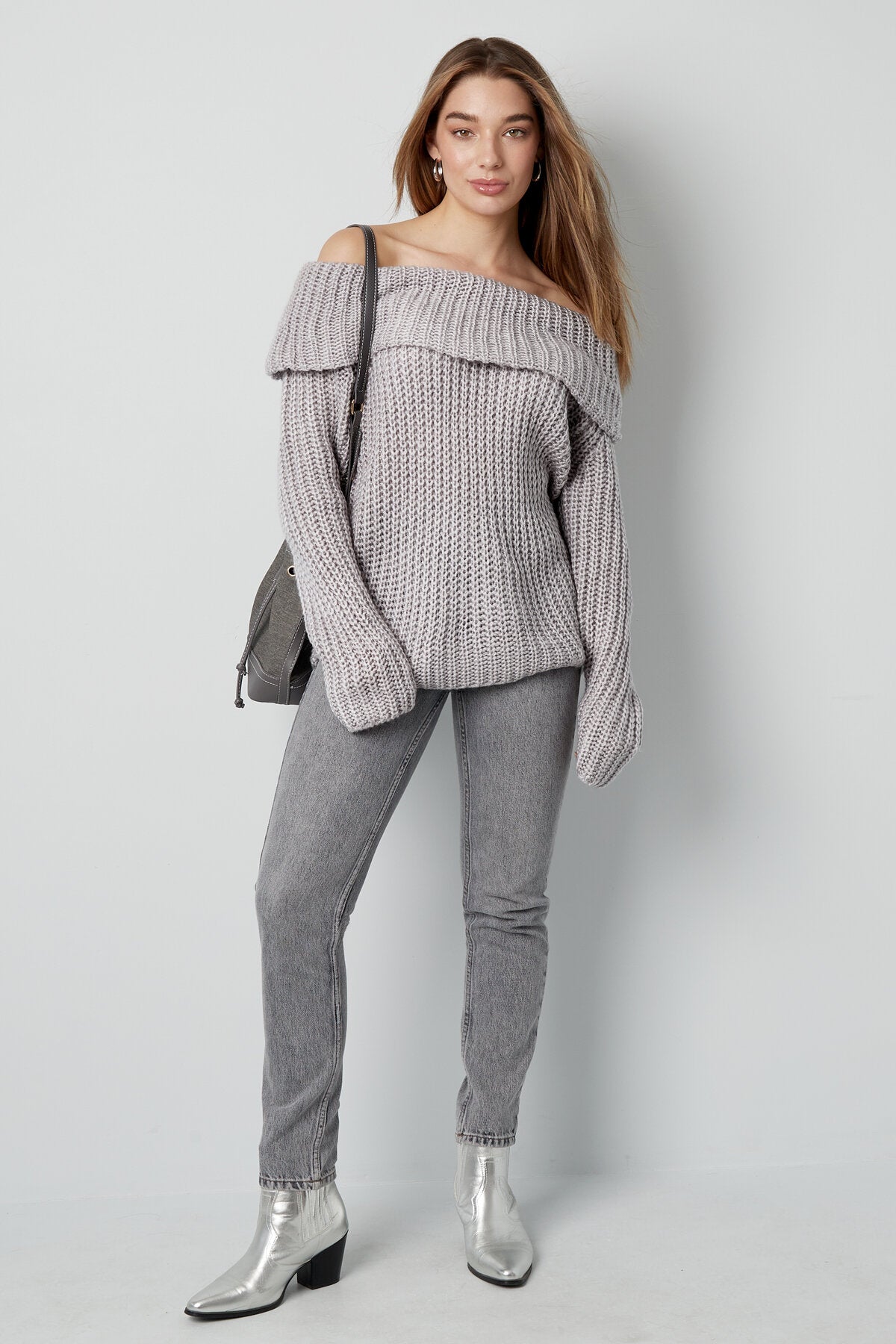 Gimme Recycled Polyester Blend Knit Sweater