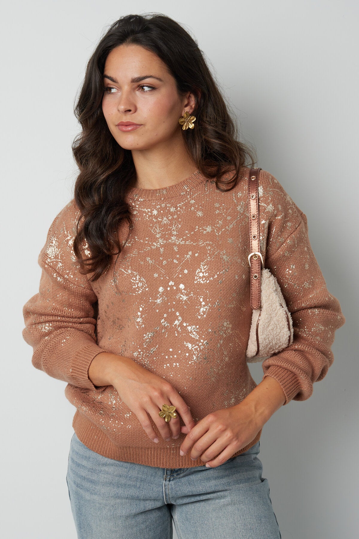 Soft Sponge Knit Sweater for Fall/Winter Comfort