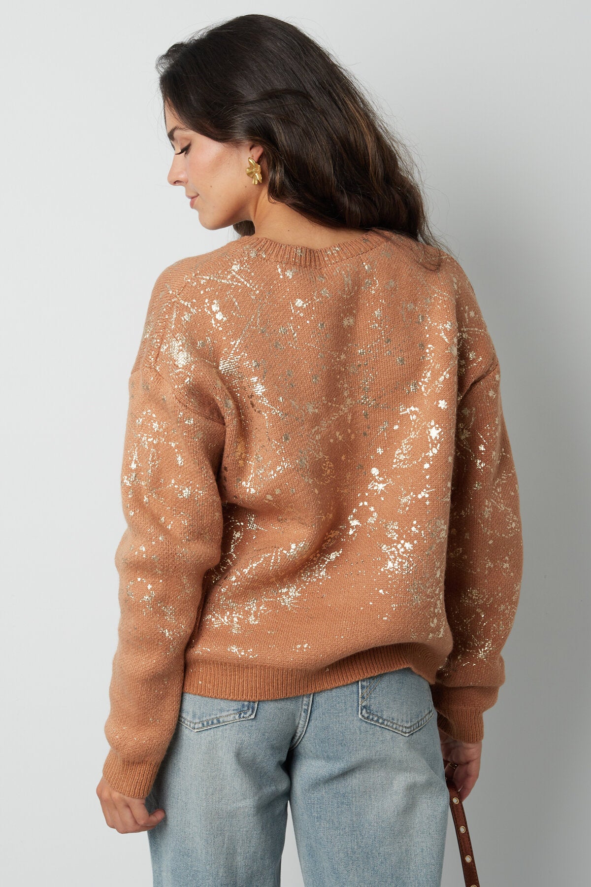 Soft Sponge Knit Sweater for Fall/Winter Comfort