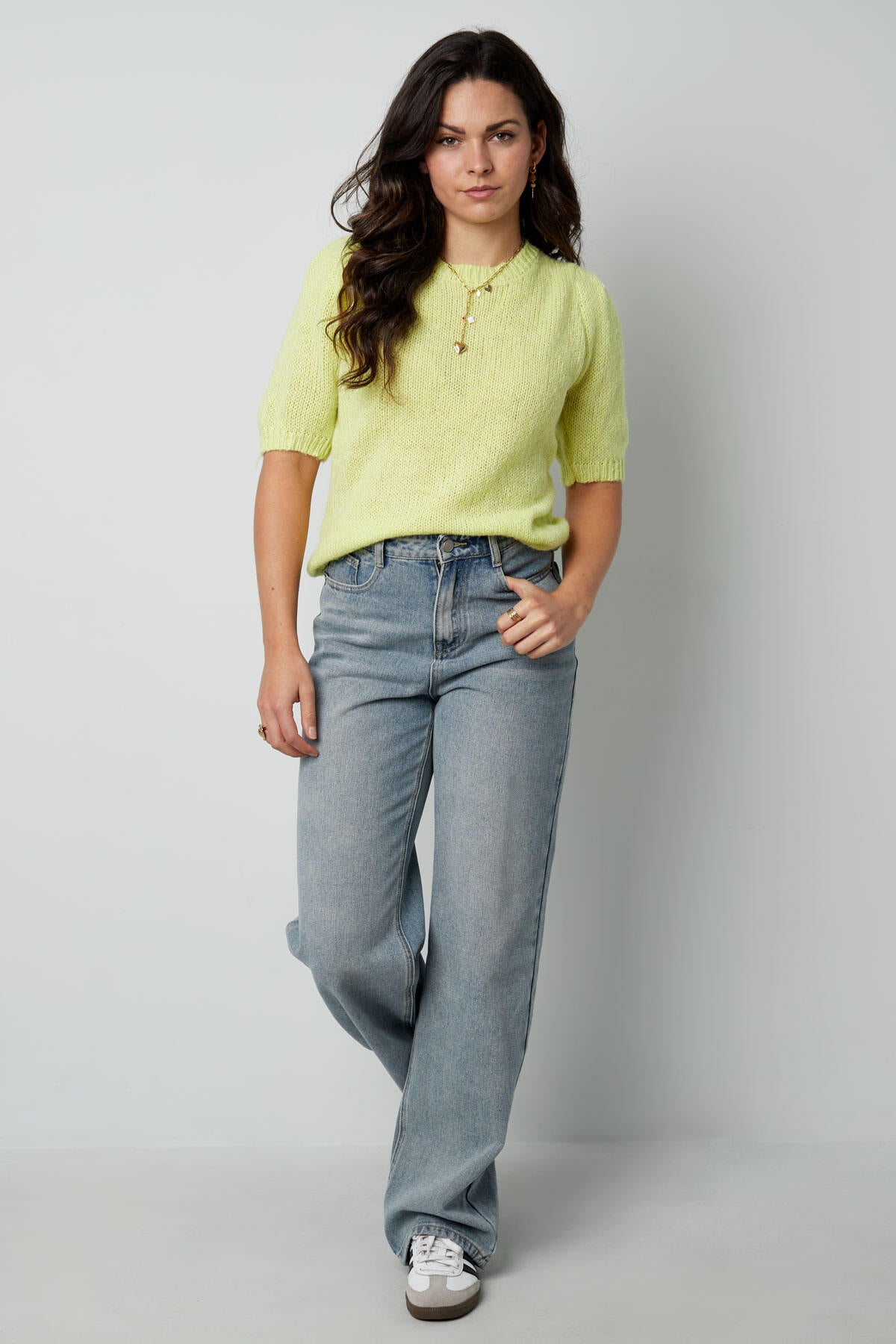 Elegant Short Sleeve Nylon Top - Versatile Comfort for Every Occasion