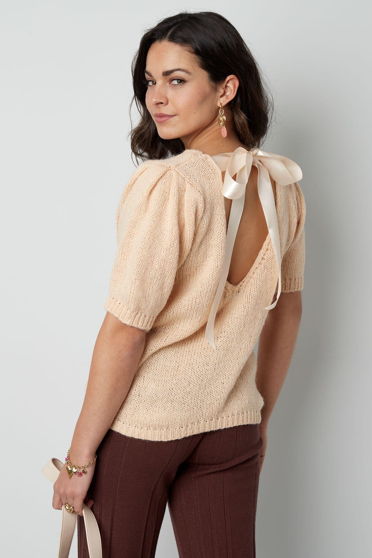 Elegant Short Sleeve Nylon Top - Versatile Comfort for Every Occasion