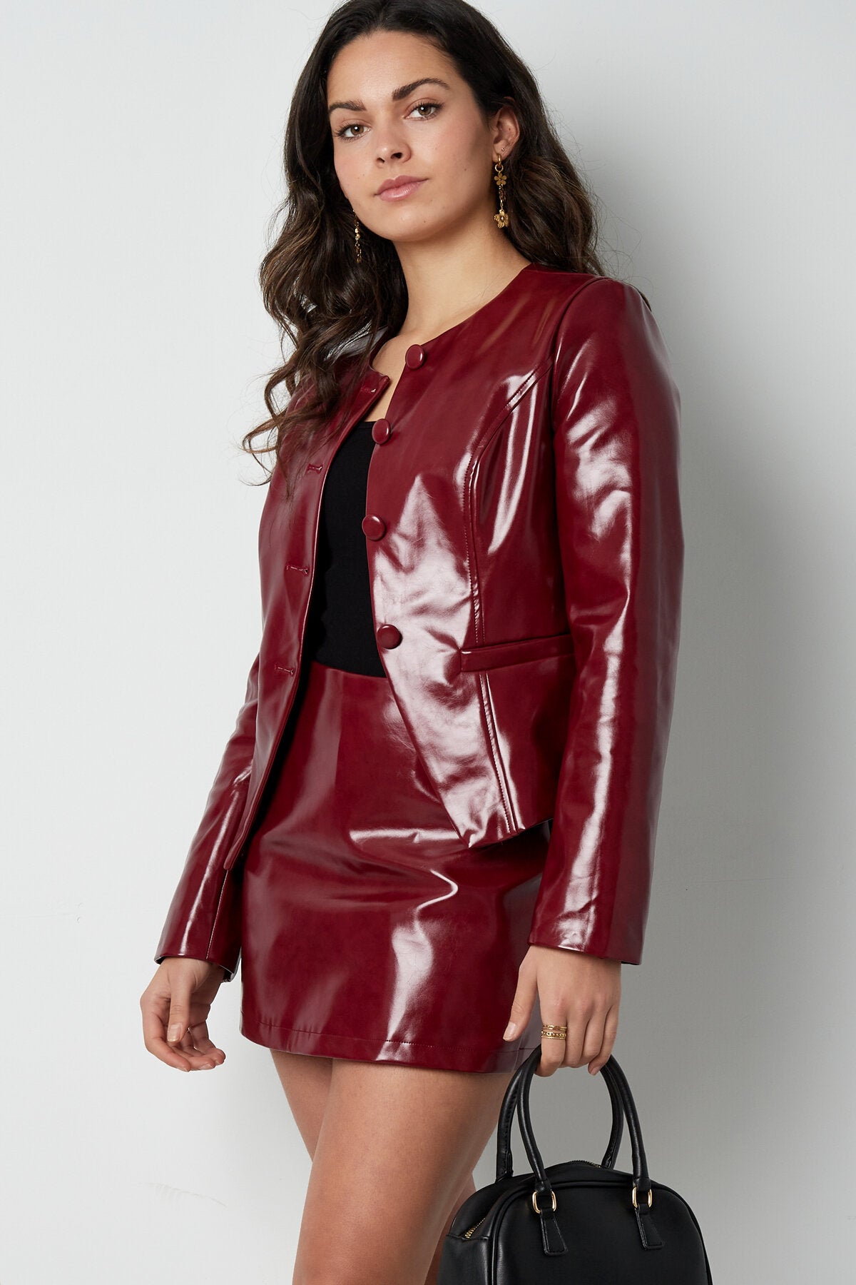 Stylish PU Mini Skirt - All Fit, Casual Comfort