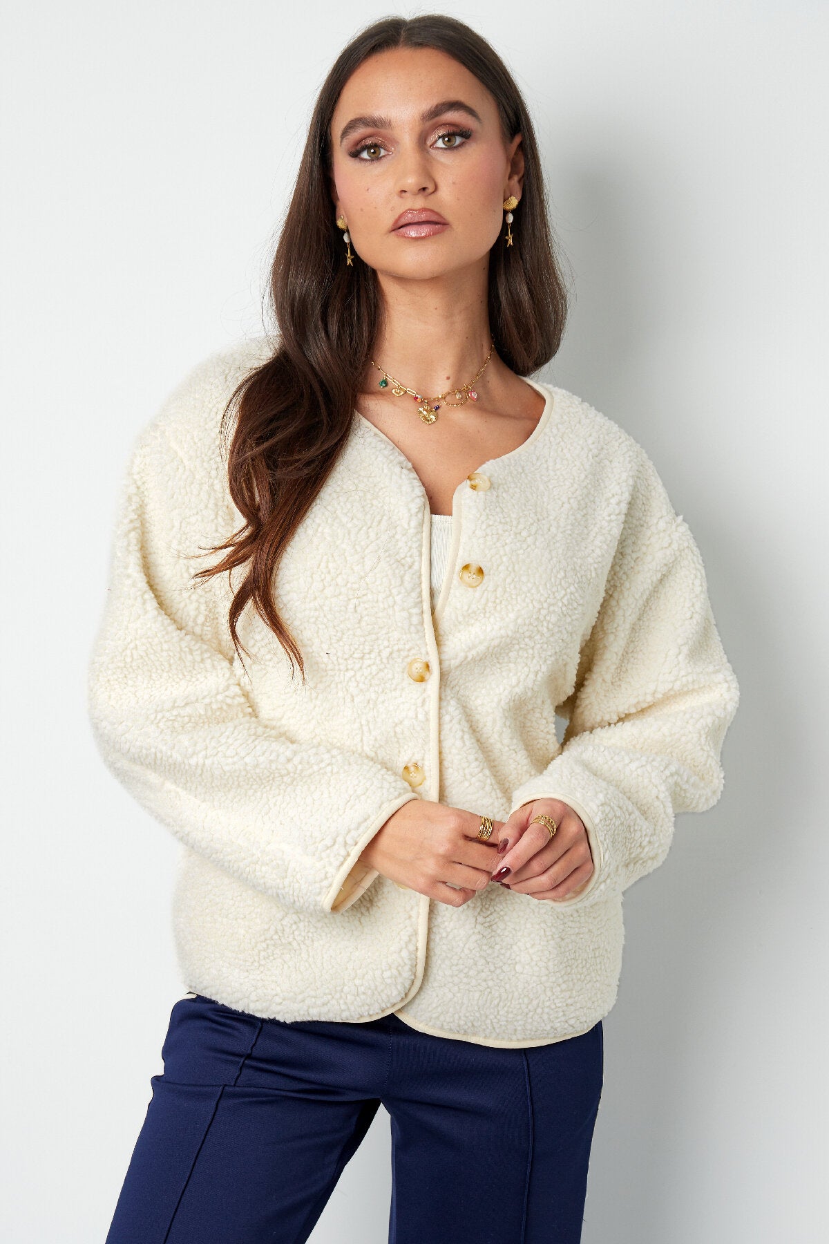 Elegant Fall/Winter Woven Jacket - Comfort & Style