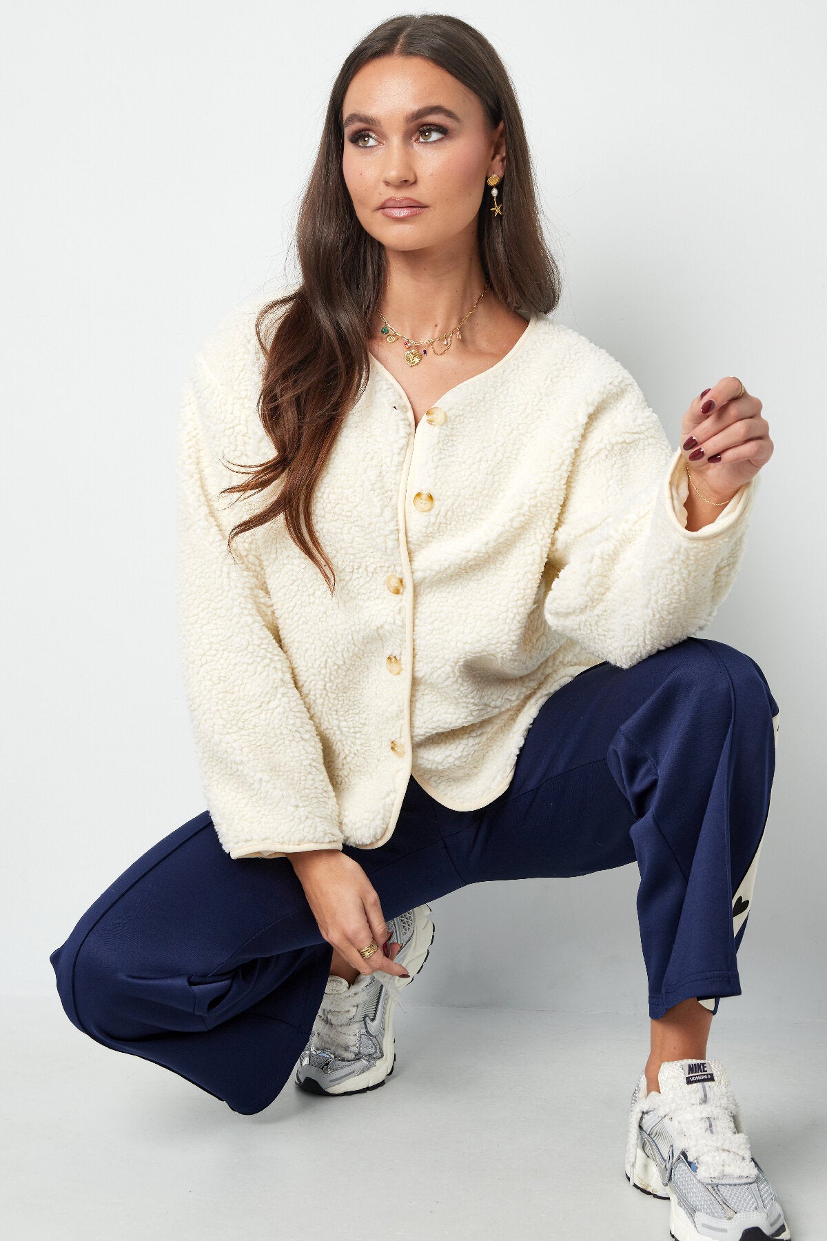 Elegant Fall/Winter Woven Jacket - Comfort & Style