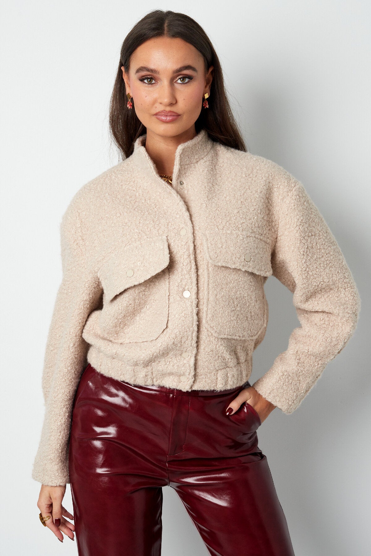 Stylish Fall/Winter Woven Jacket for Women