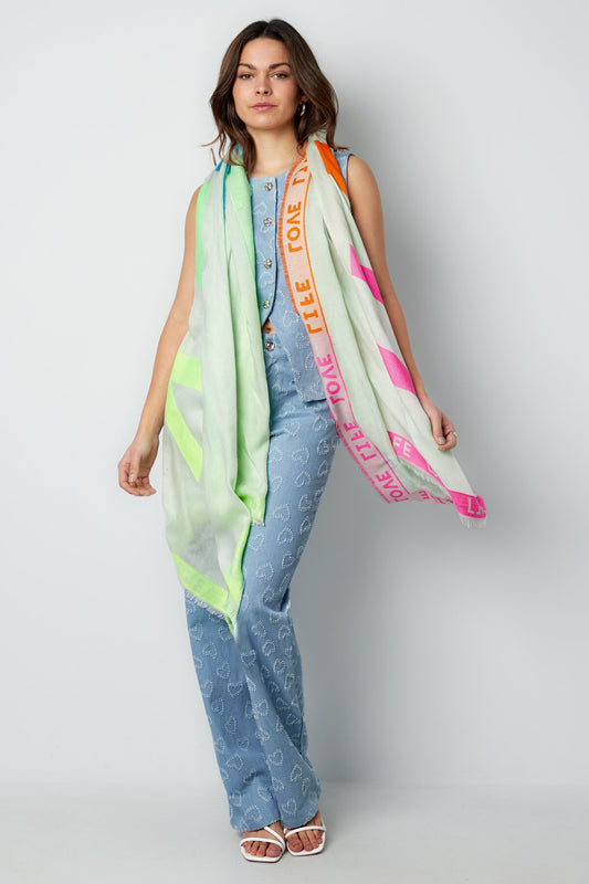 Elegant Multicolour Summer Scarf - Soft & Stylish