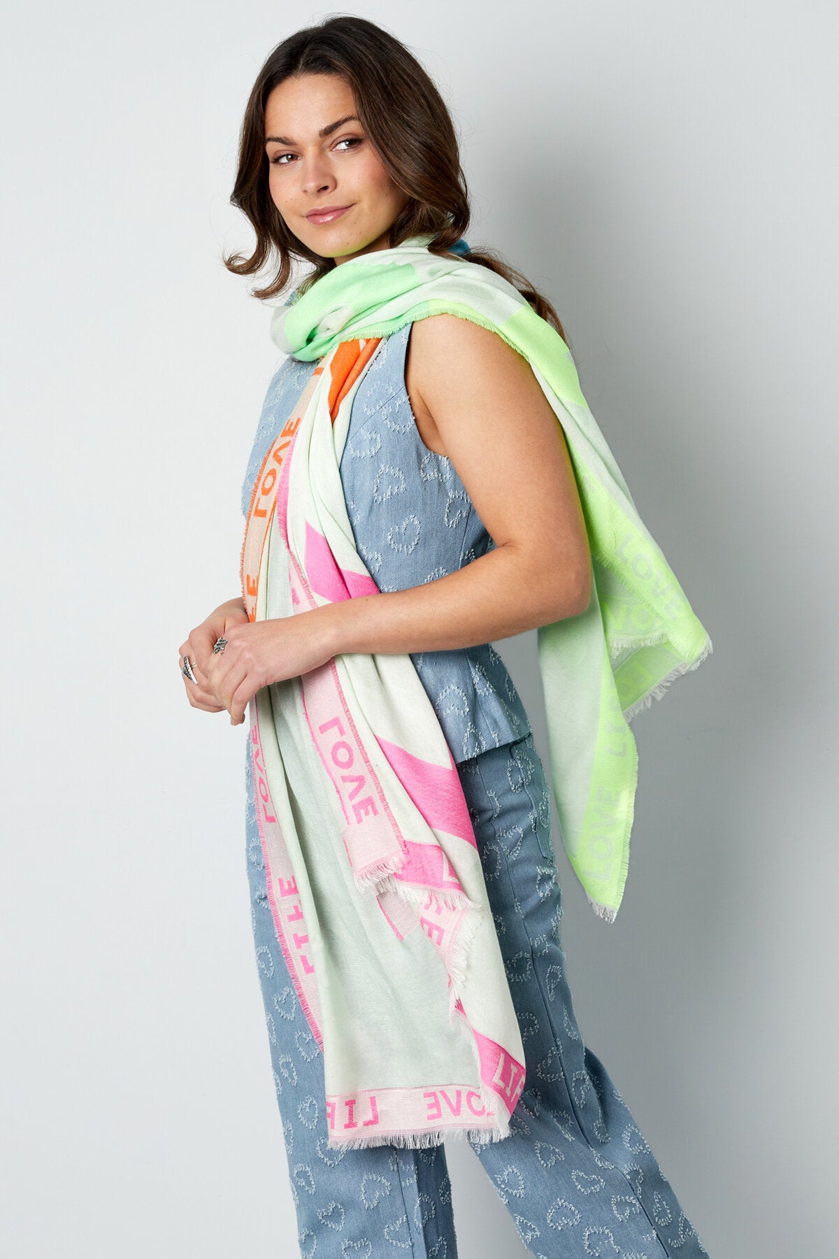 Elegant Multicolour Summer Scarf - Soft & Stylish