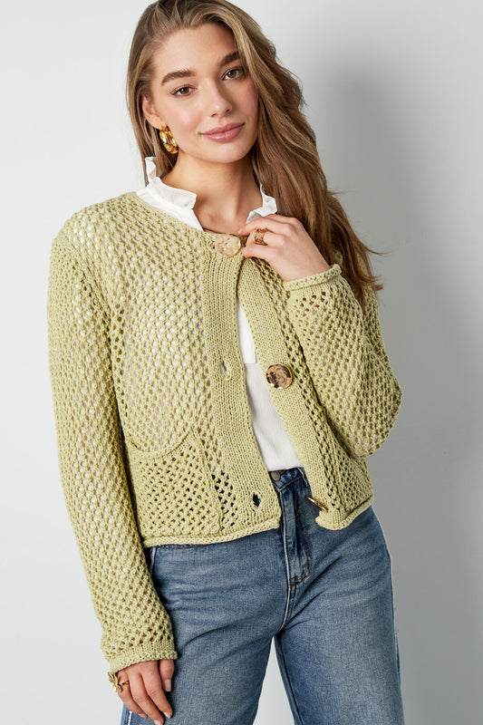 Soft Polyester Knit Cardigan for Cozy Style