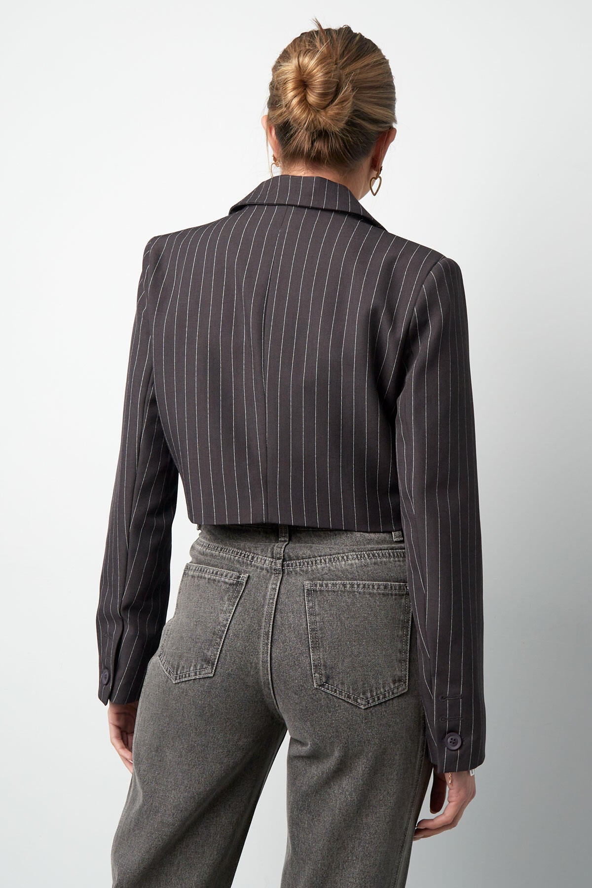Elegant Ladies' Suit Set for Fall/Winter in Grey and Burgundy