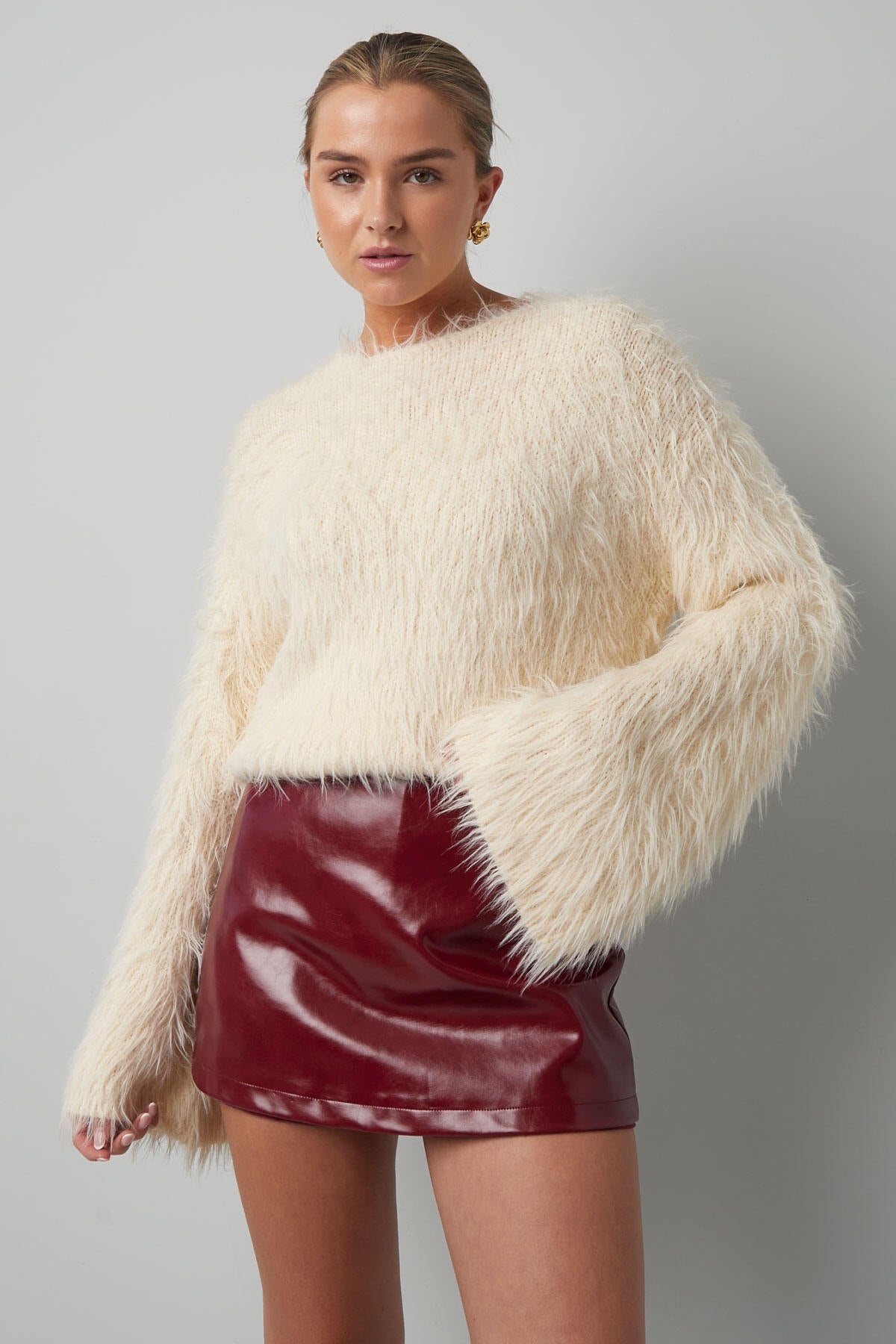 Cozy Acrylic Knit Sweater for Fall/Winter