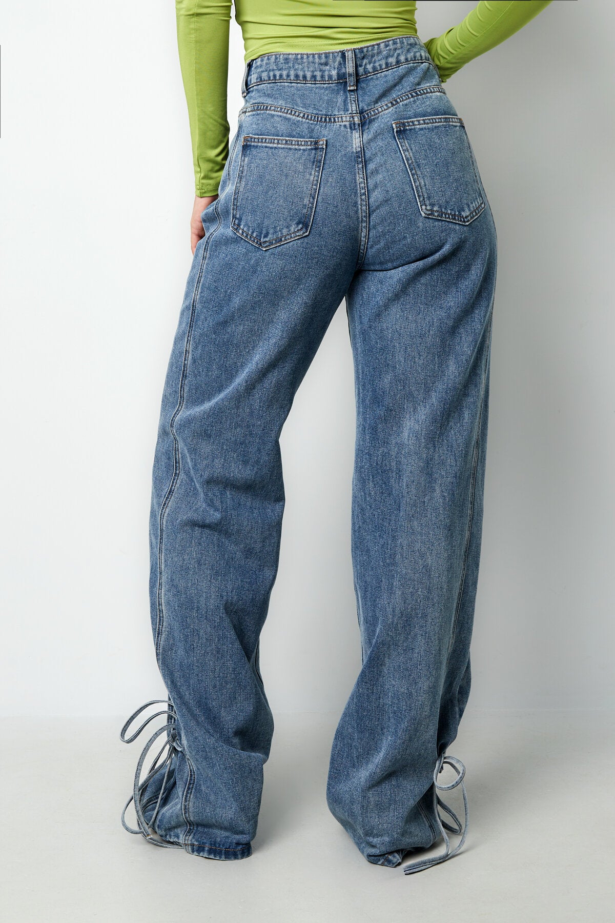 Stylish All-Fit Denim Pants in Grey & Blue