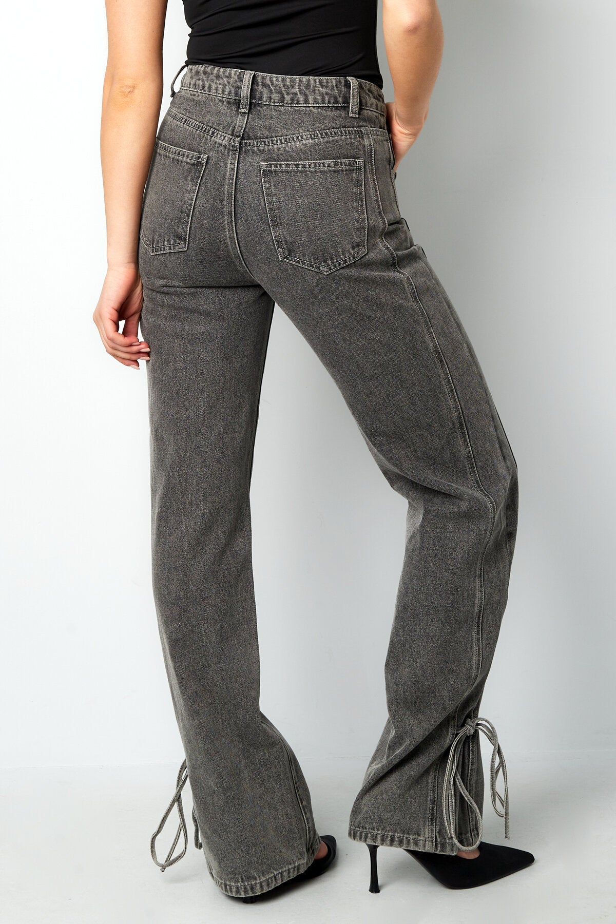 Stylish All-Fit Denim Pants in Grey & Blue