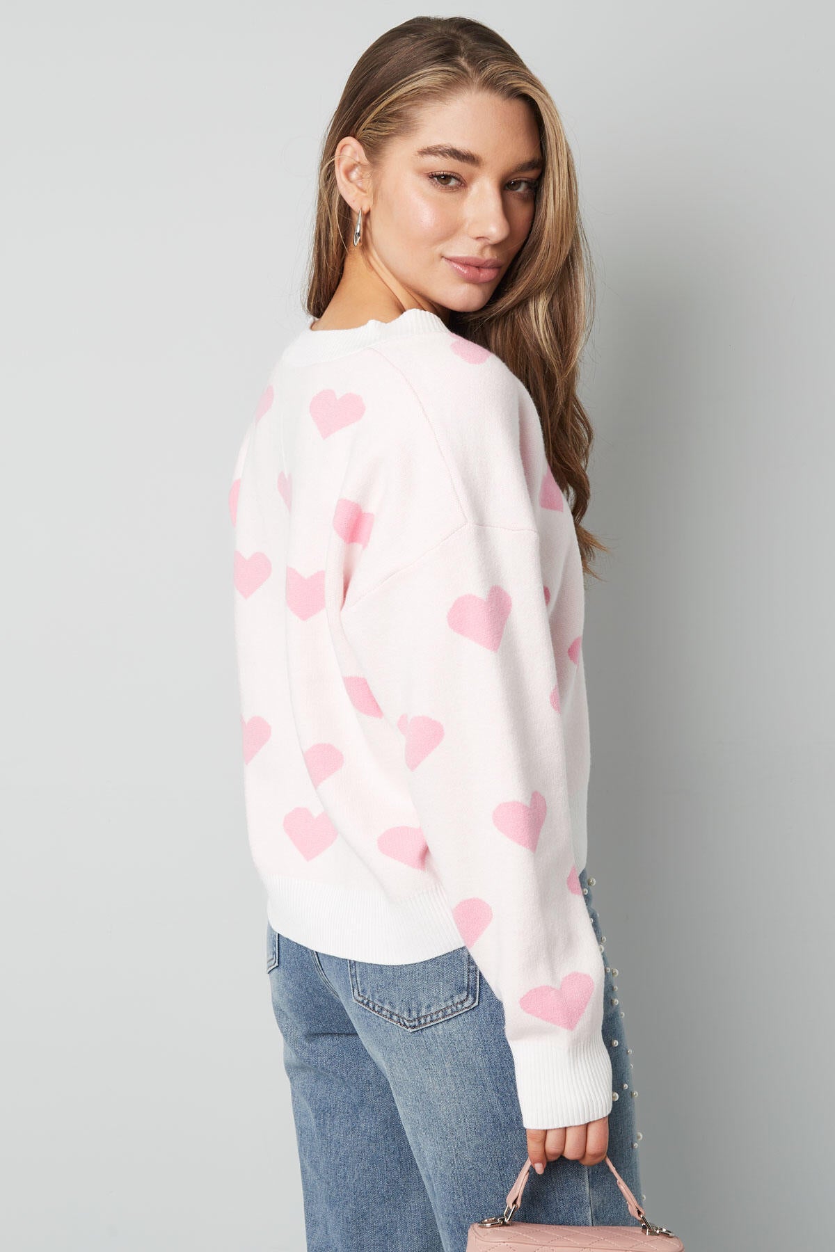 Cute Heart Knit Cardigan for Fall/Winter