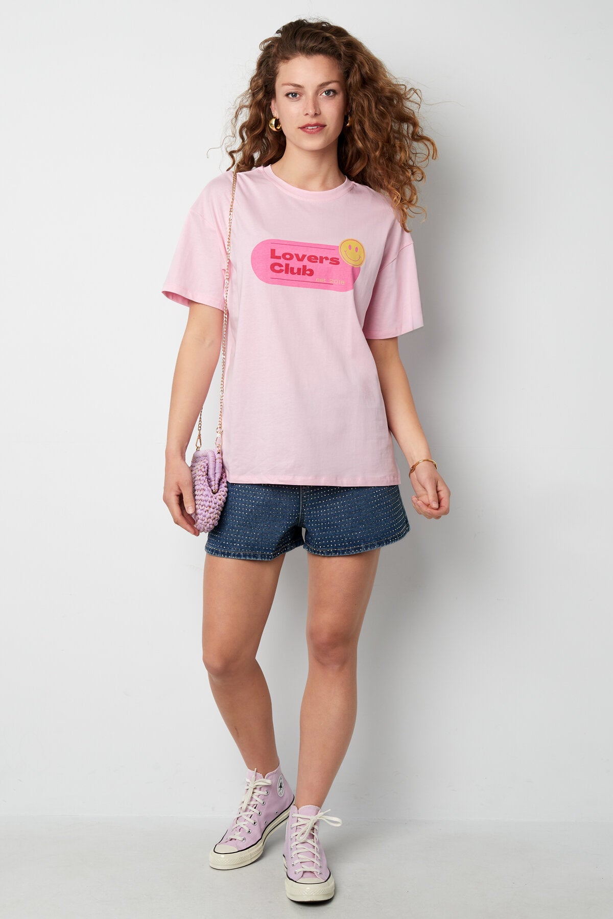 Stylish Pink Cotton T-Shirt for Spring/Summer