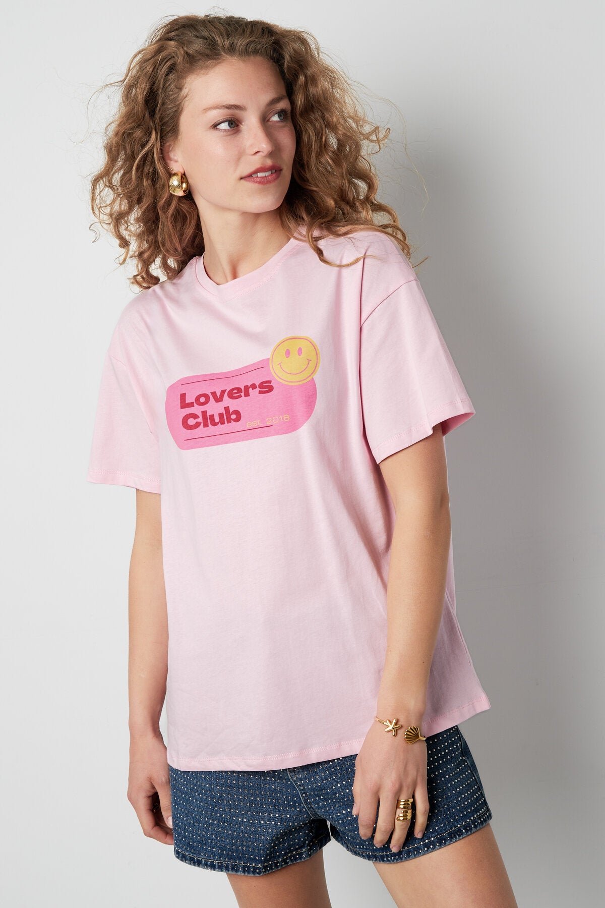 Stylish Pink Cotton T-Shirt for Spring/Summer