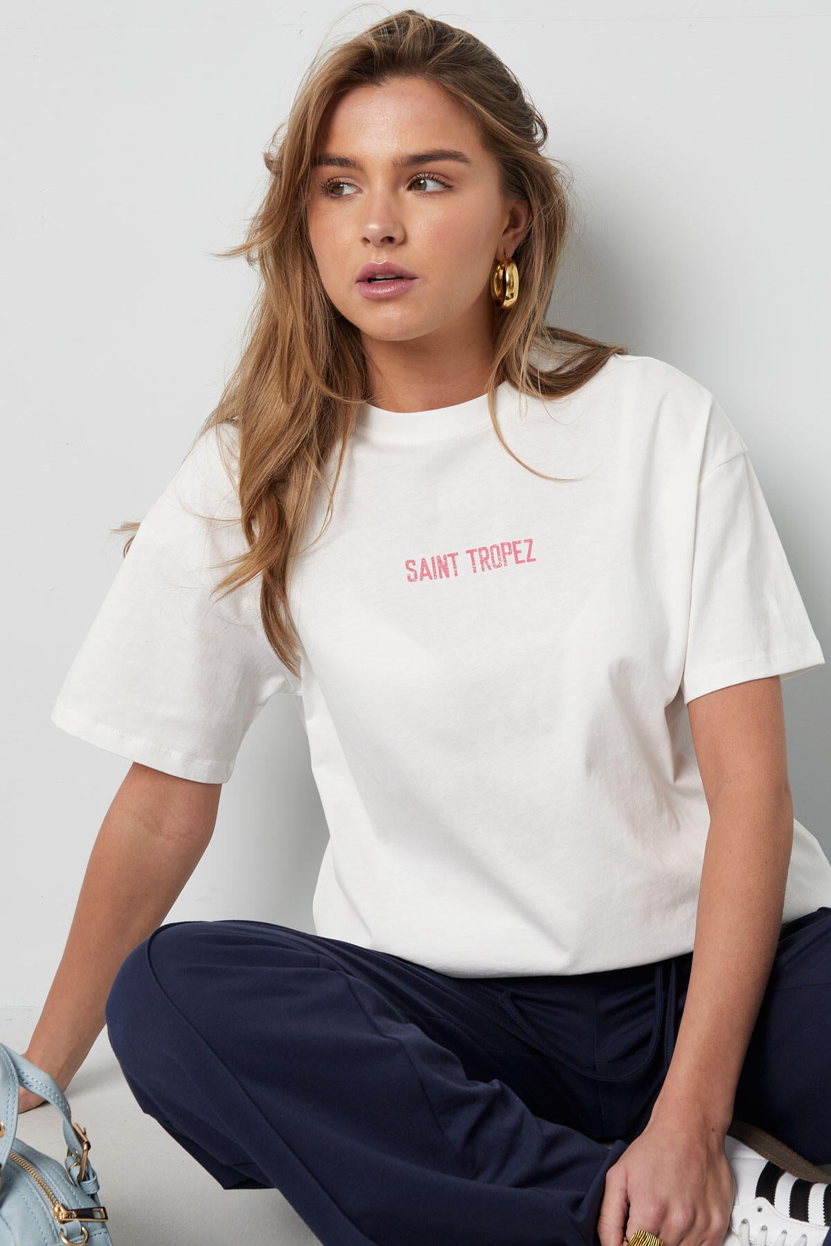 Gimme Cotton Blend Casual T-Shirt for Spring/Summer