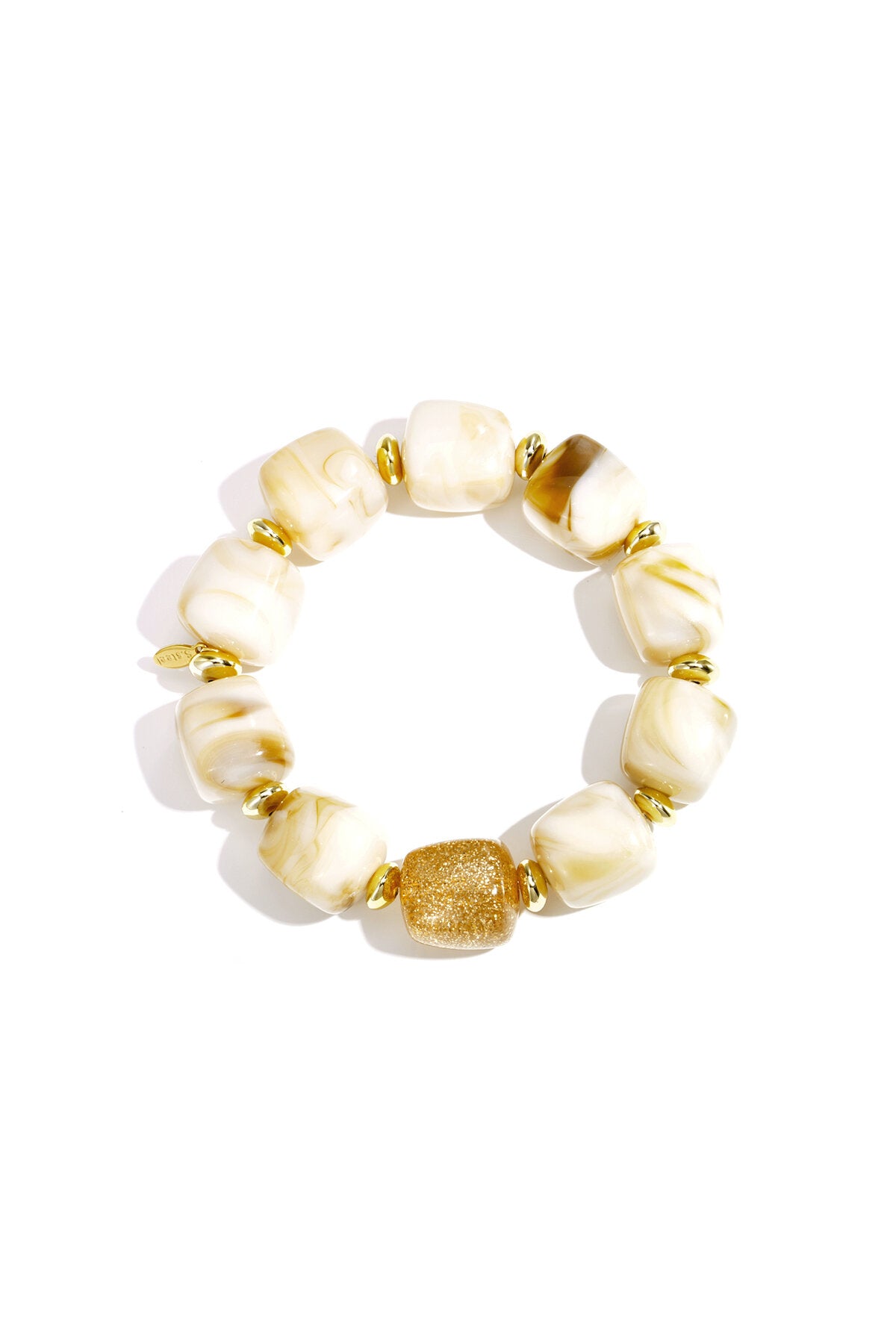 Charming Acrylic Beaded Bracelet for Spring/Summer