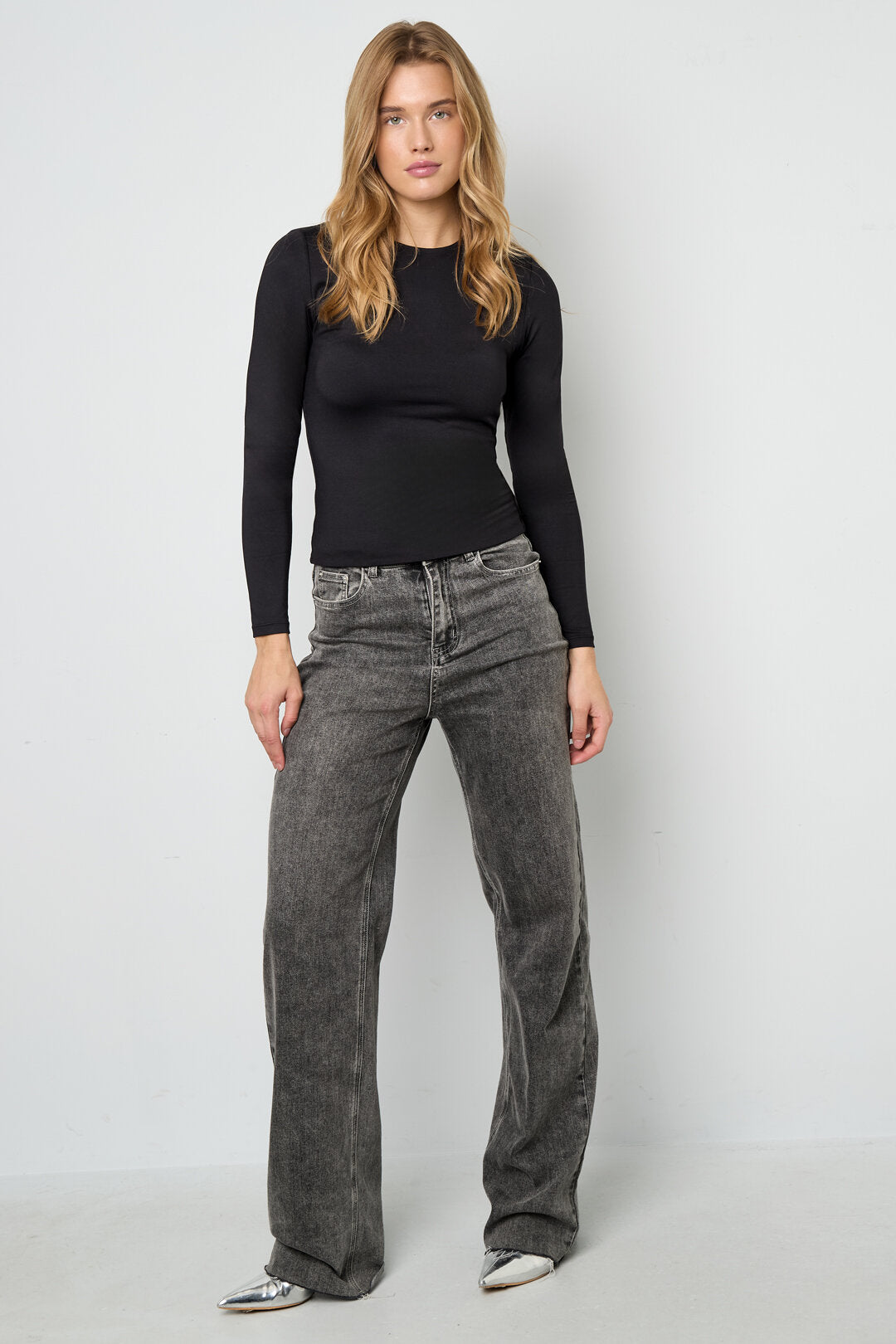 All-Season Knitted Long Sleeve Top - Soft & Stylish