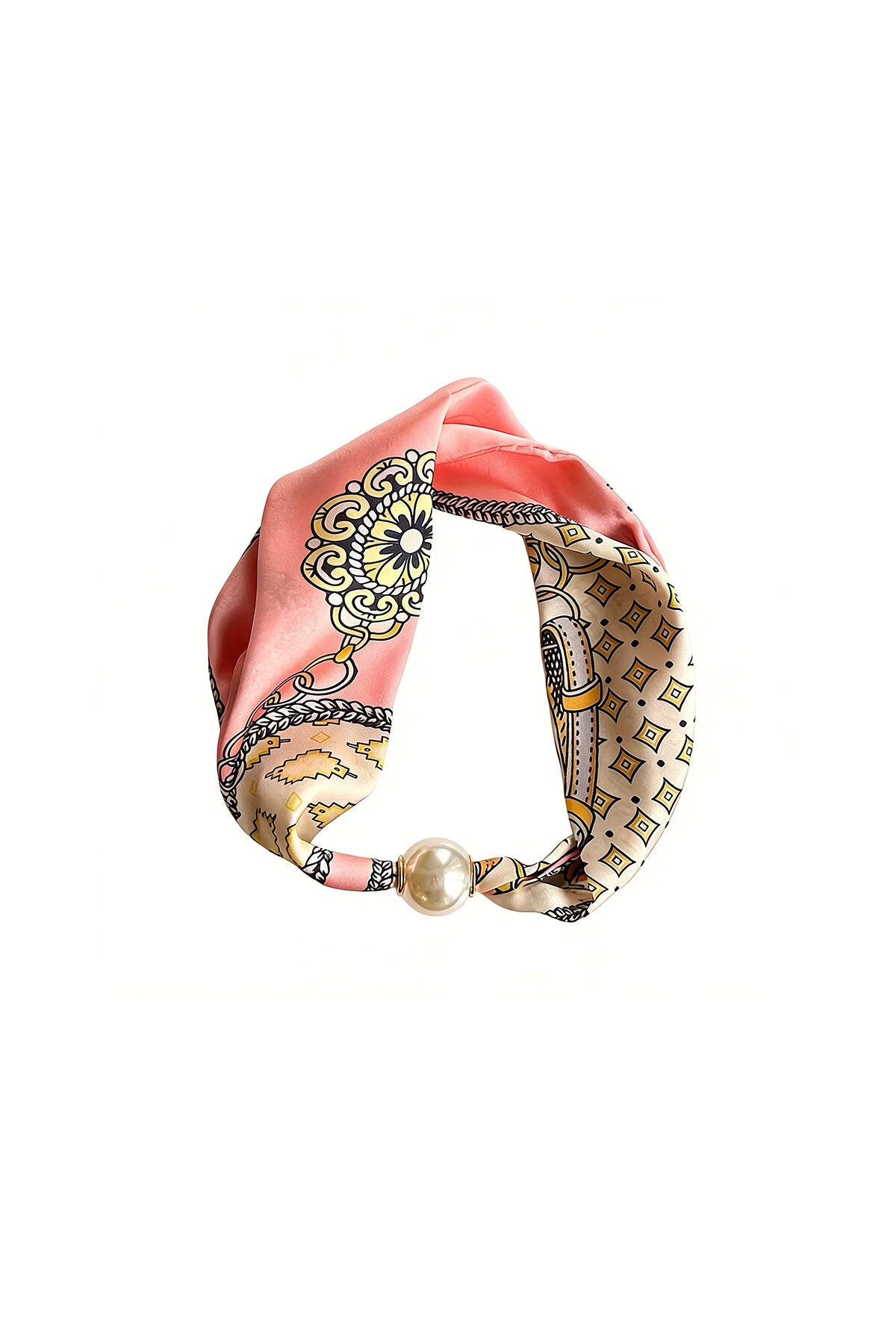 Chic Pink Summer Scarf for Women - Ethnic Style