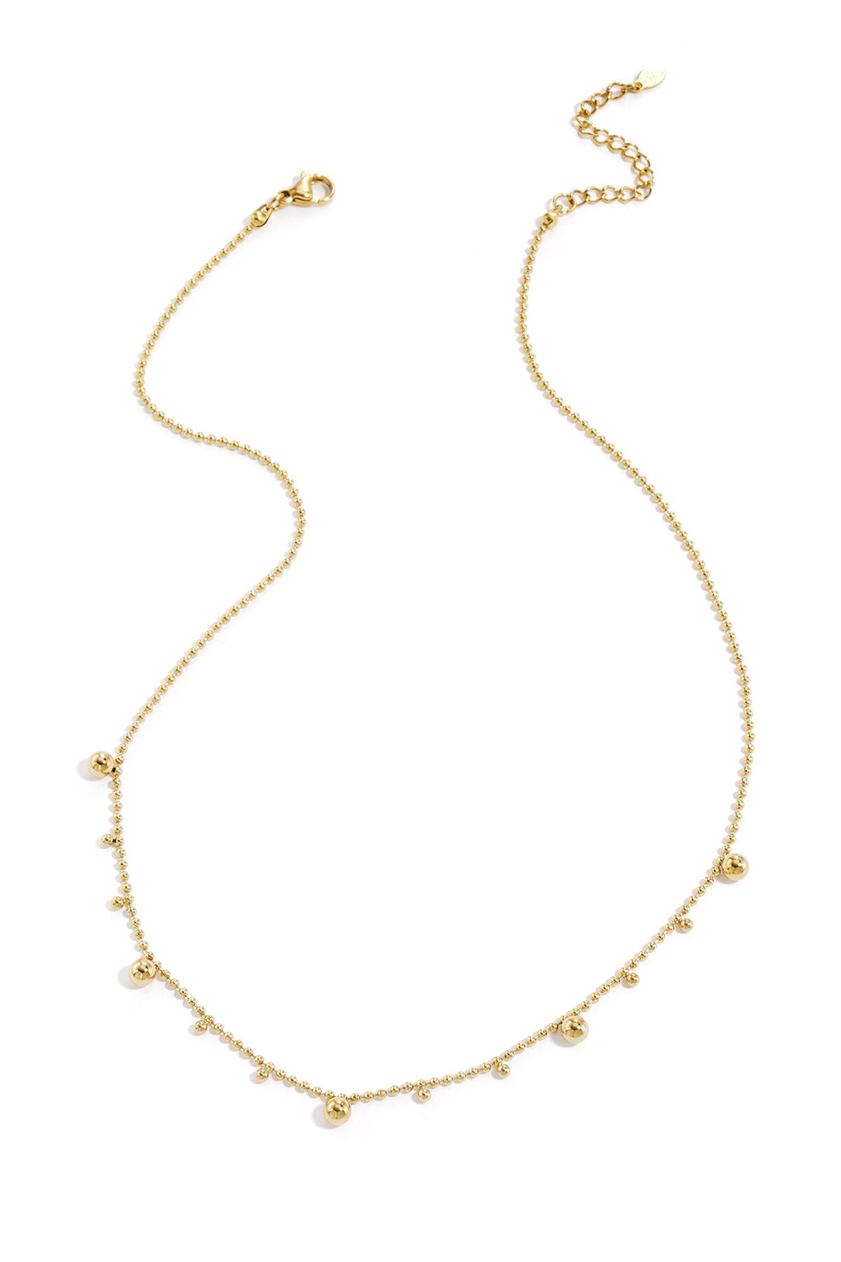 Stylish Polka Dot Chain Necklace for Everyday Elegance