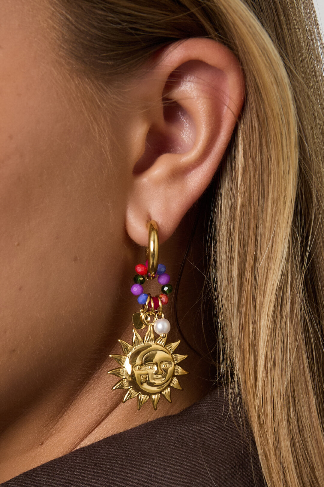 Elegant Gold Color Drop Earrings for Everyday Glam