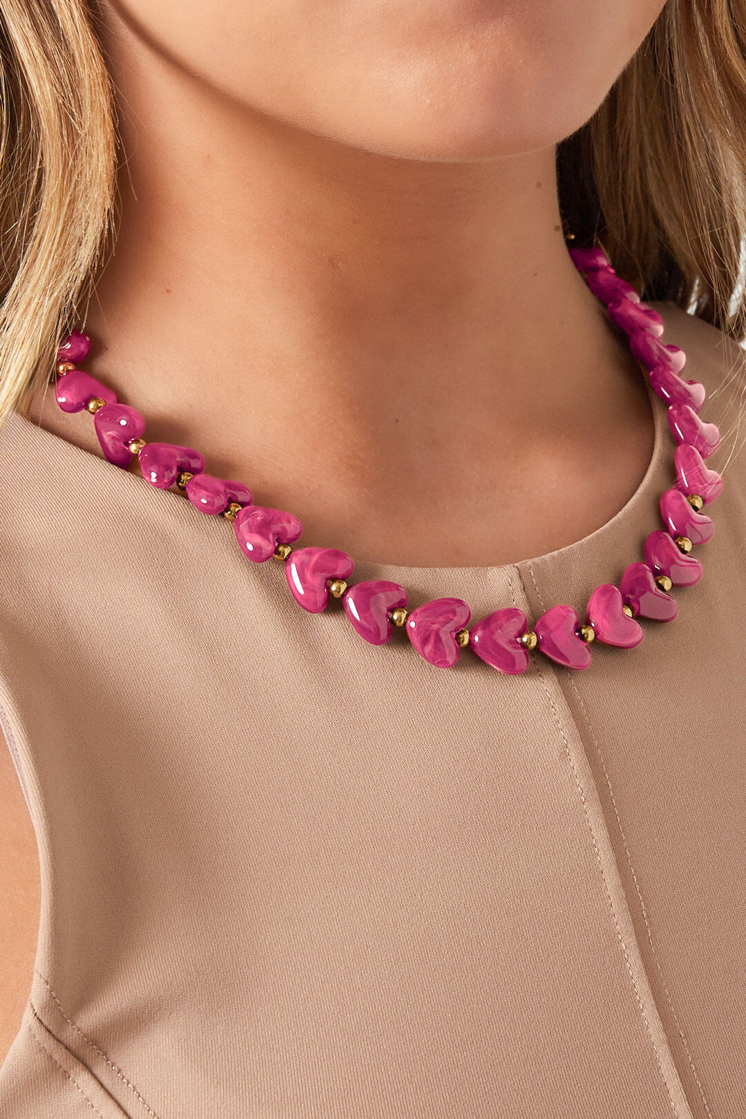 Chic Acrylic Beaded Necklace for Everyday Elegance
