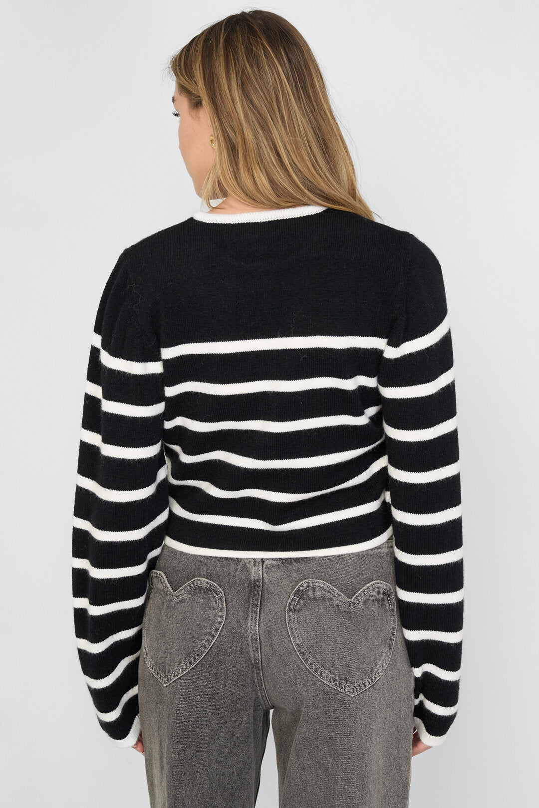 Gimme Casual Striped Knit Cardigan for Spring/Summer