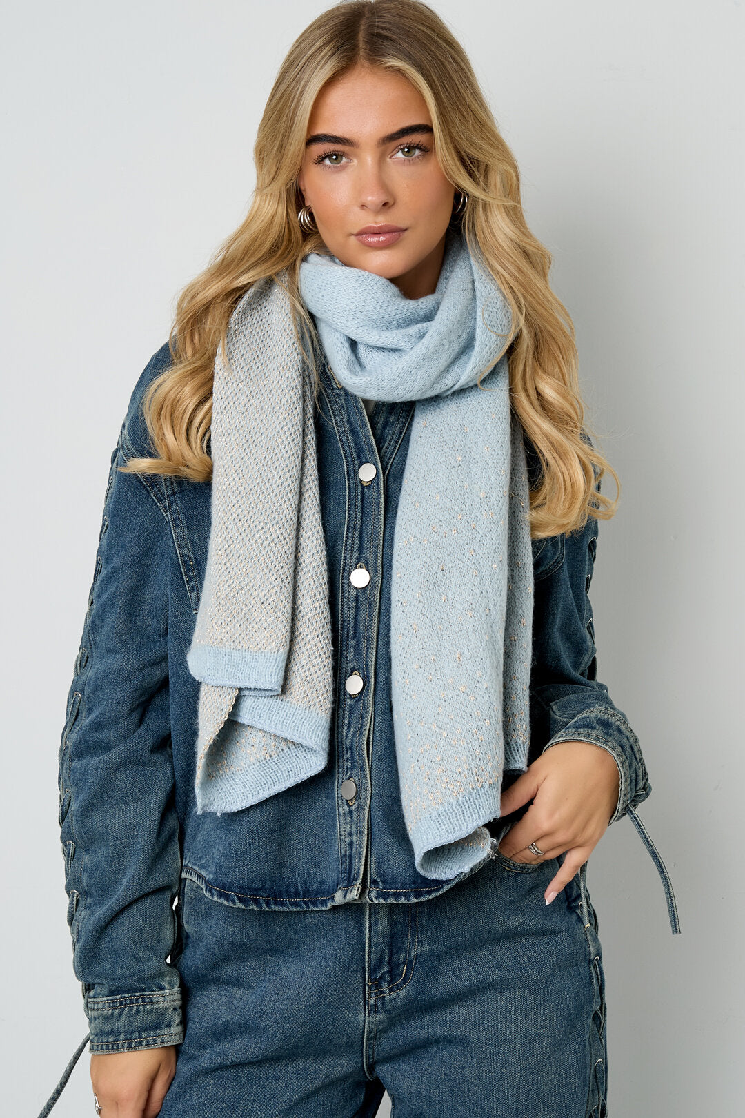Soft Polyester Winter Scarf for Women - Multiple Colors