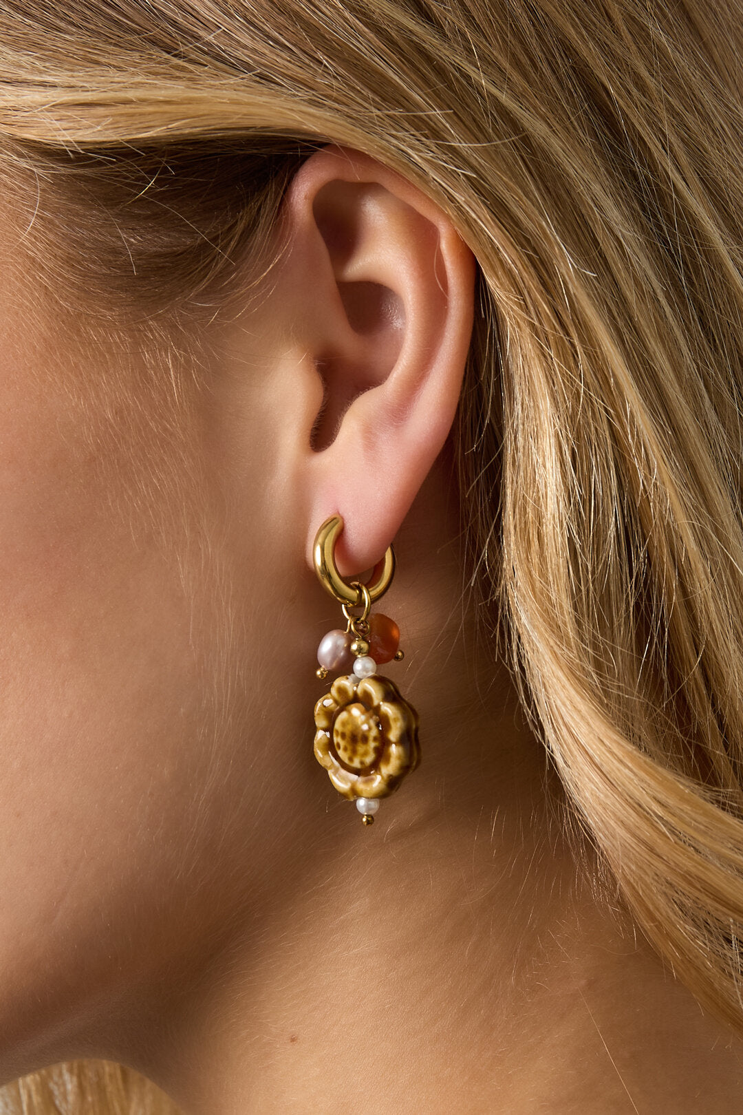 Elegant Gold-Color Drop Earrings for Everyday Glam