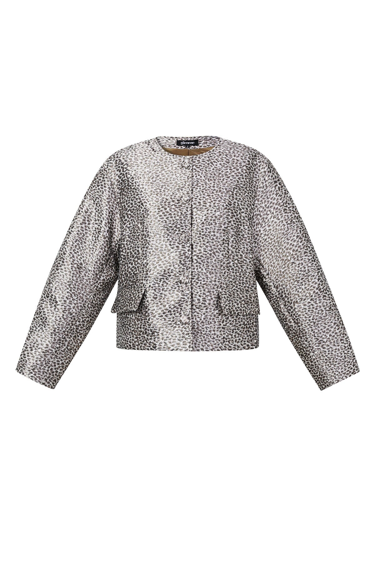 Elegant Floral Woven Jacket for Fall/Winter