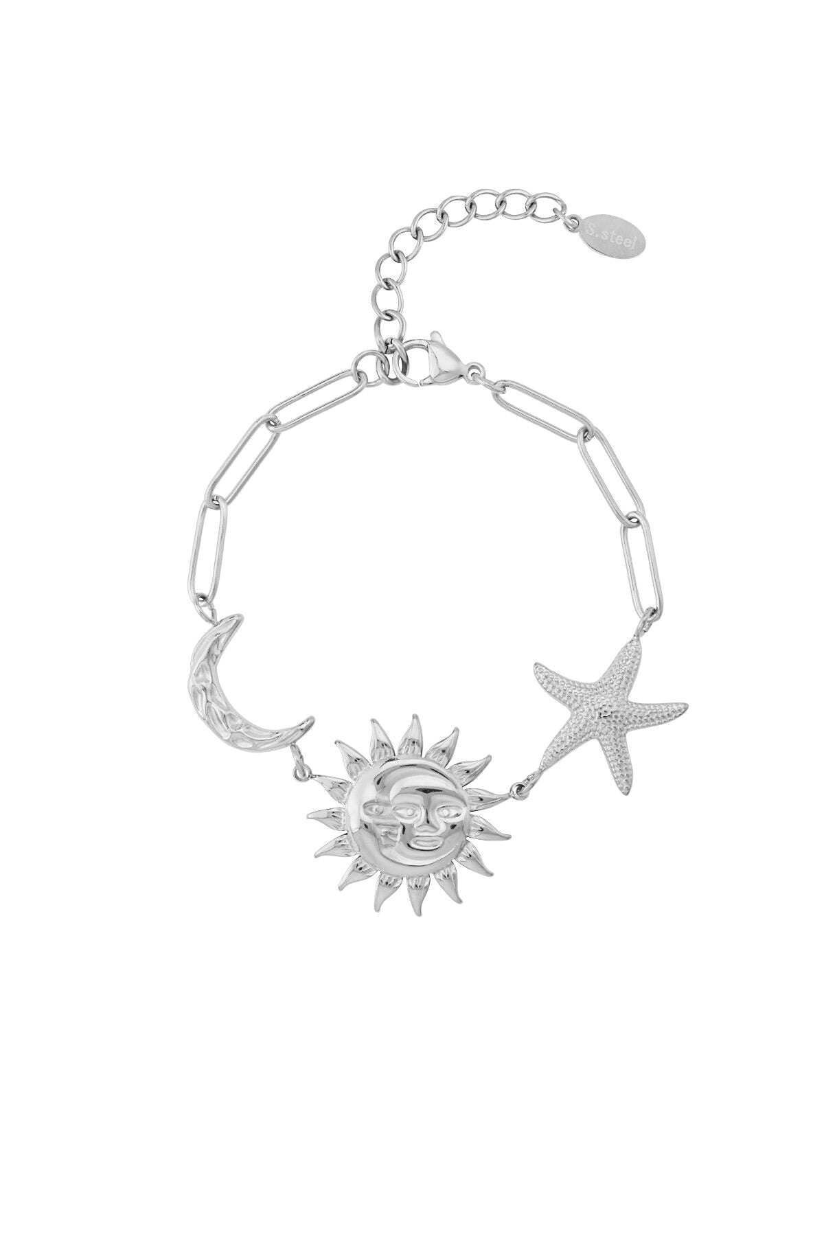 Elegant 14K Gold Plated Charm Bracelet for Women