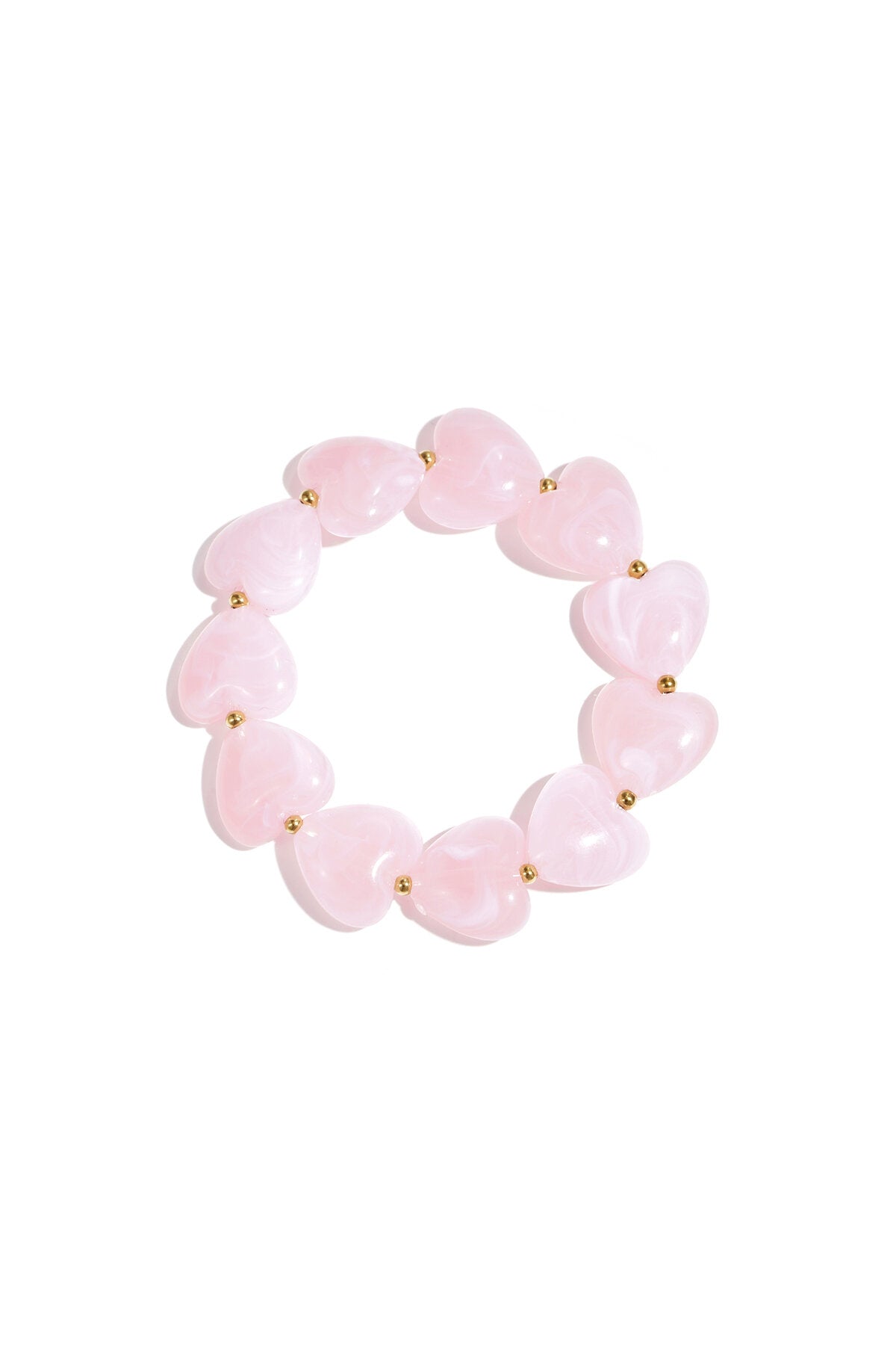 Charming Heart Beads Bracelet for Women