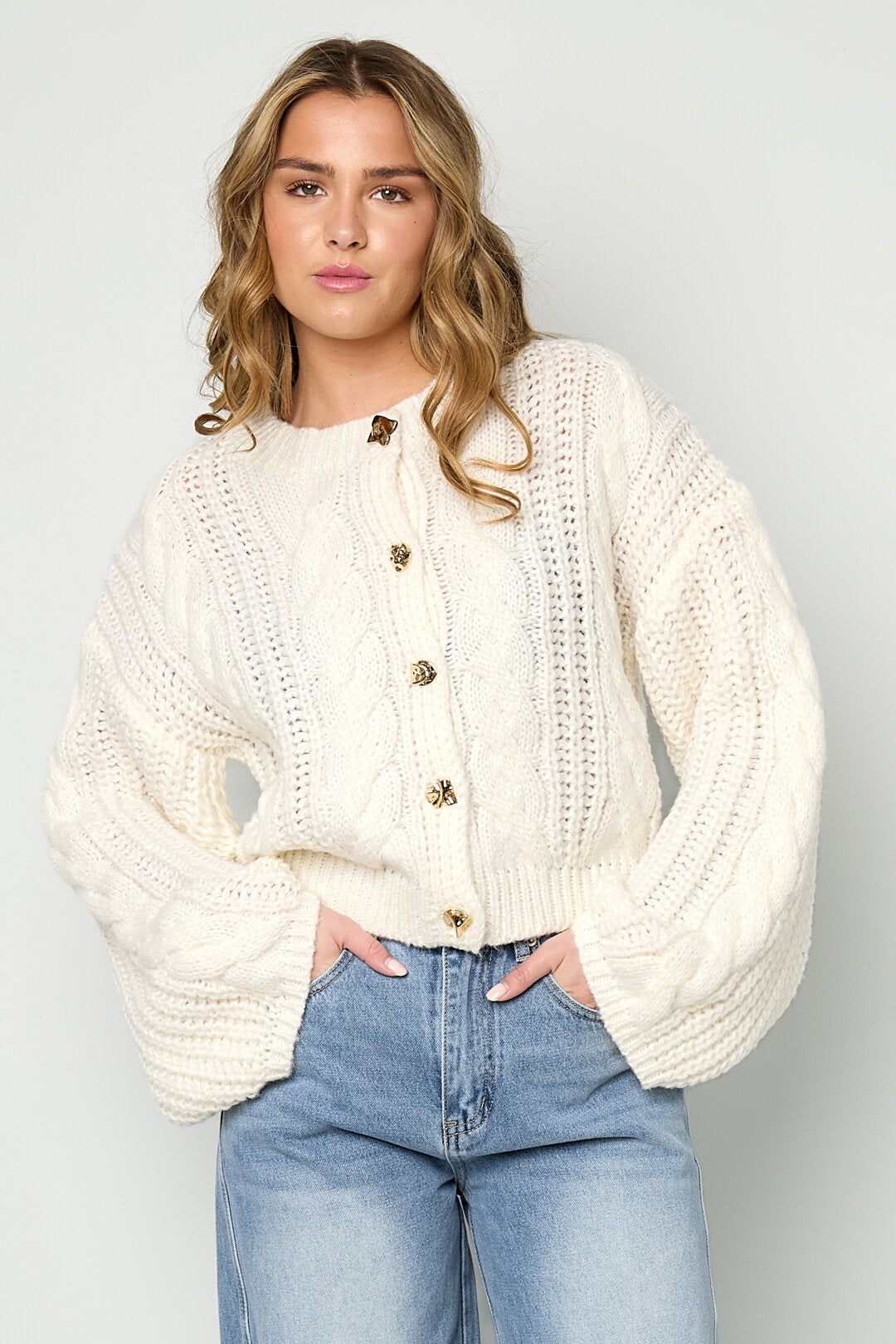 Elegant All-Season Knit Cardigan for Women