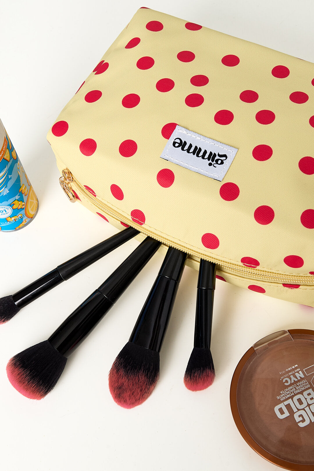 Chic Polka Dot Makeup Bags for Everyday Glam