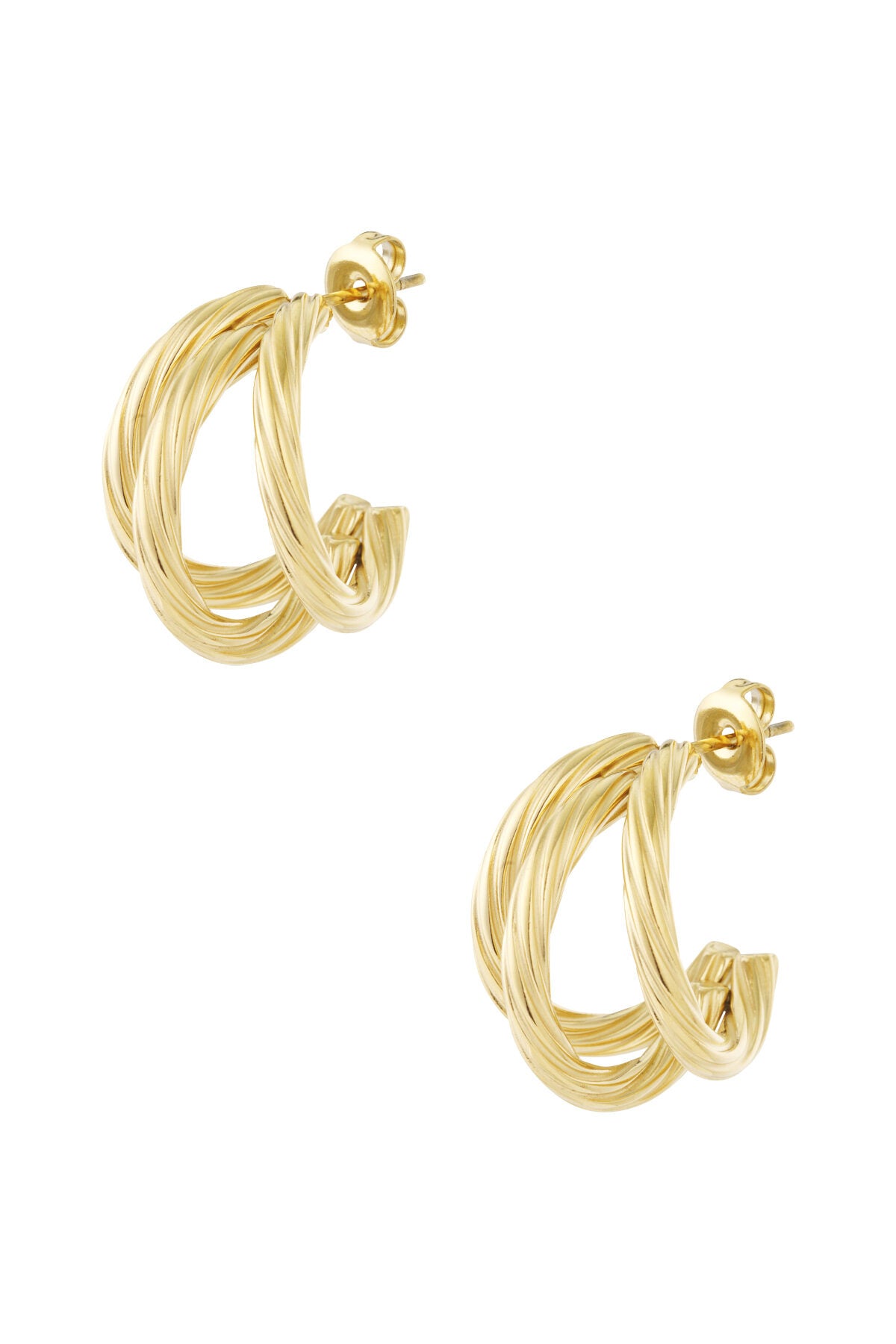 Stylish Stainless Steel Hoop Earrings for Women