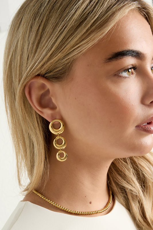 Elegant Circle Dangle Earrings for All Occasions