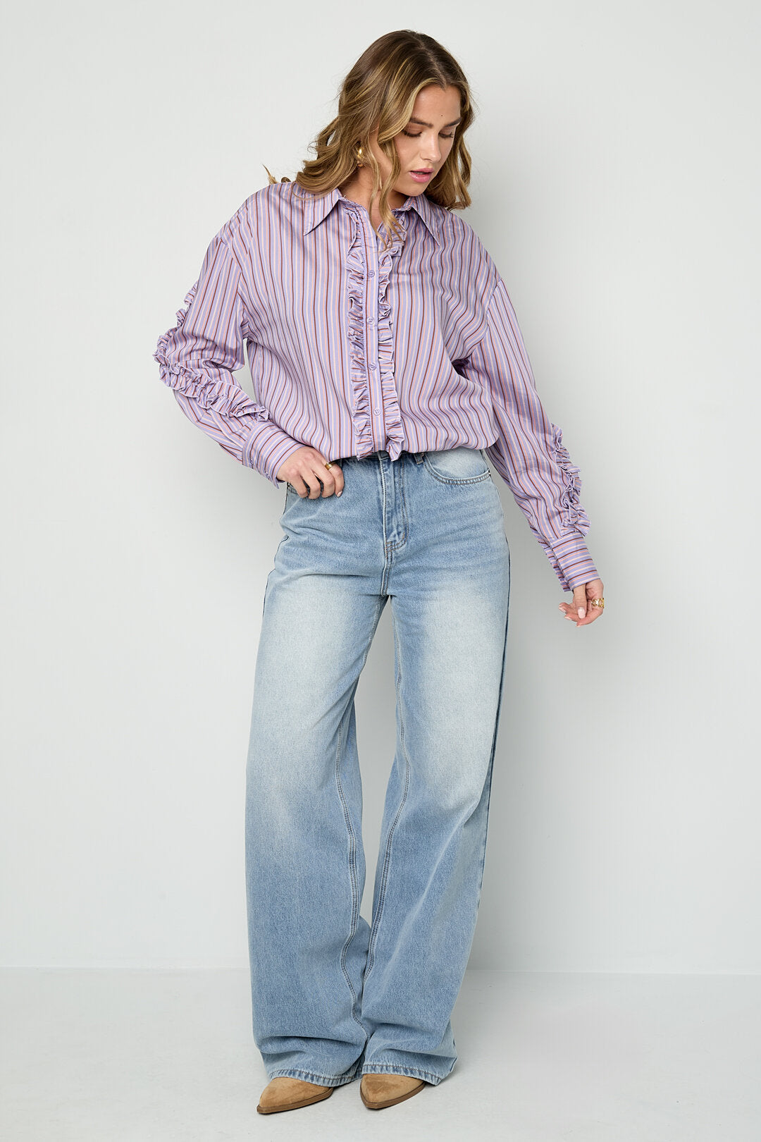 Gimme Cotton Striped Blouse for Spring/Summer